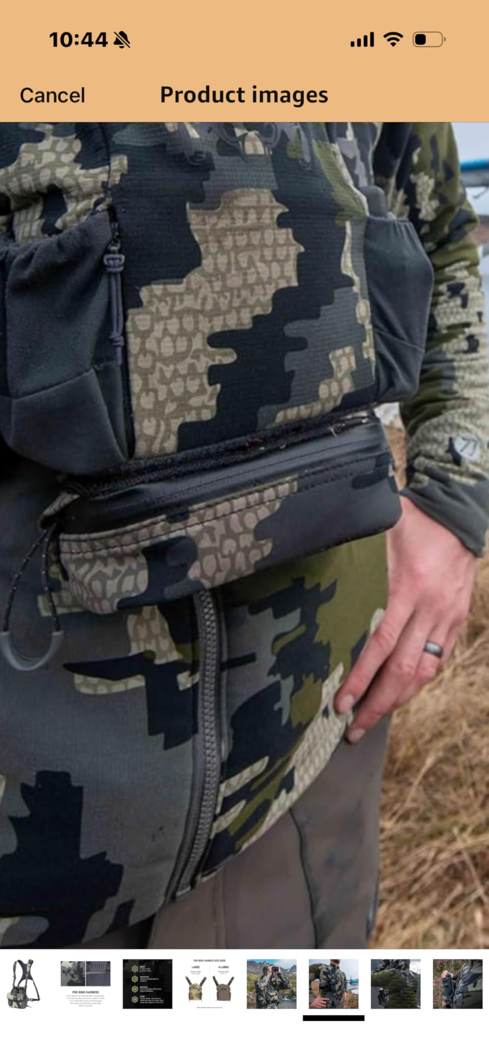 KUIU PRO Bino Harness - Waterproof, Adjustable, One-Hand Lid, Custom Foam Shims, Hydration Rig Compatible Binocular Harness customer photo 2