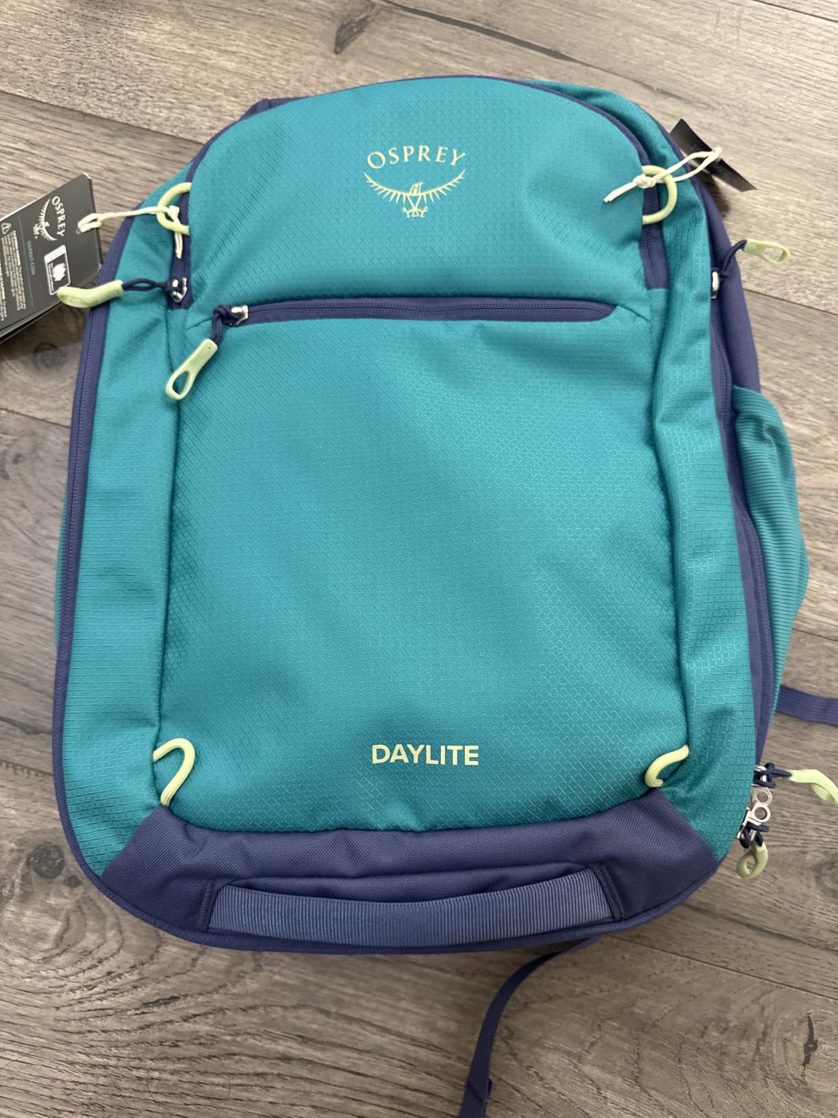 Osprey Daylite Expandable 26+6 Travel Pack, Blue OS | travel backpack, carry on bag, laptop sleeve, personal item, Blue color, OS size customer photo 2