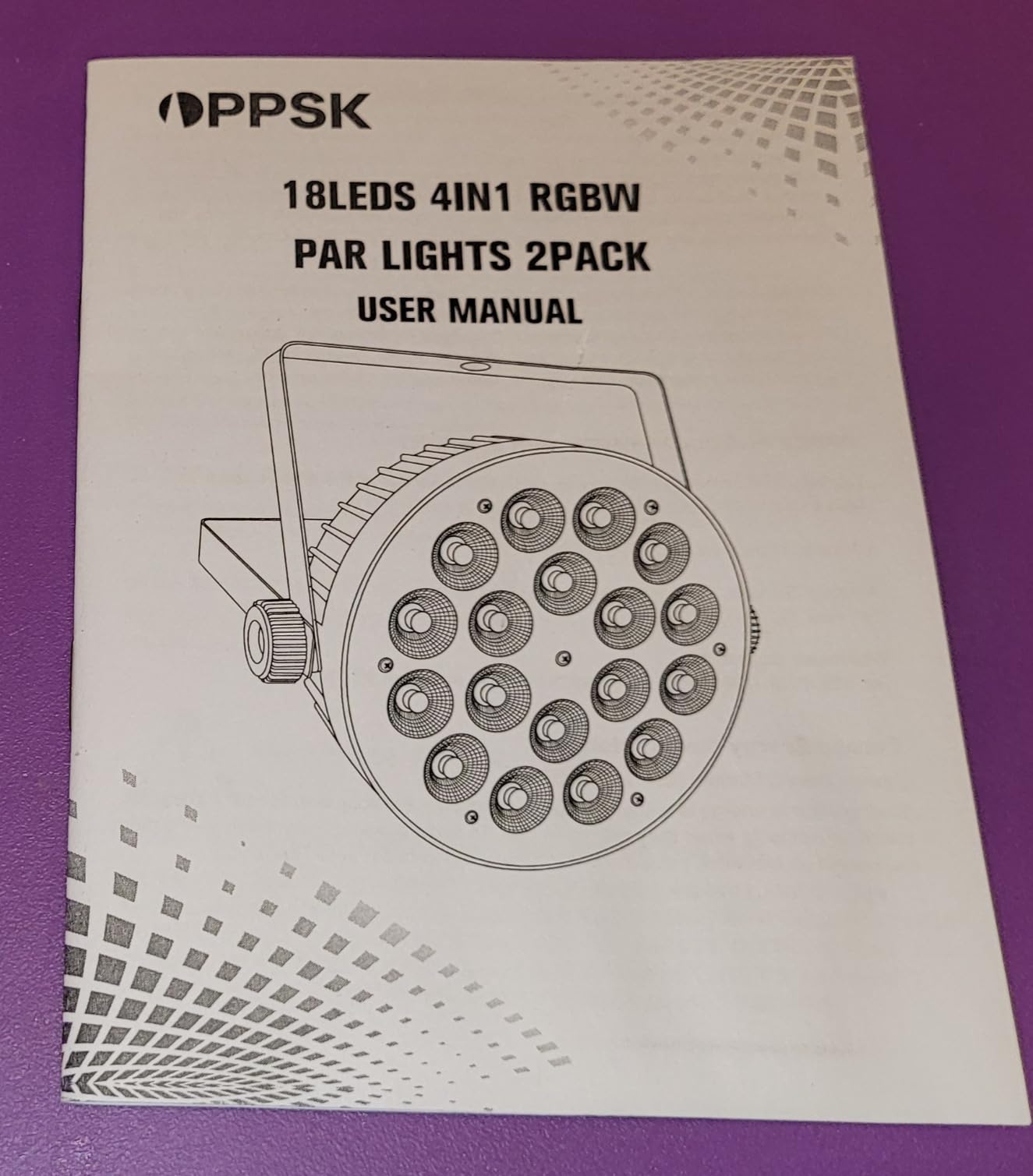 2-Pack 180W RGBW Par Lights for Stage | 18LED, DMX512 & Remote Control, Smooth Color Mixing, Sound Activated, Easy Setup for DJ Event, Party, Wedding, Church, Band customer photo 2