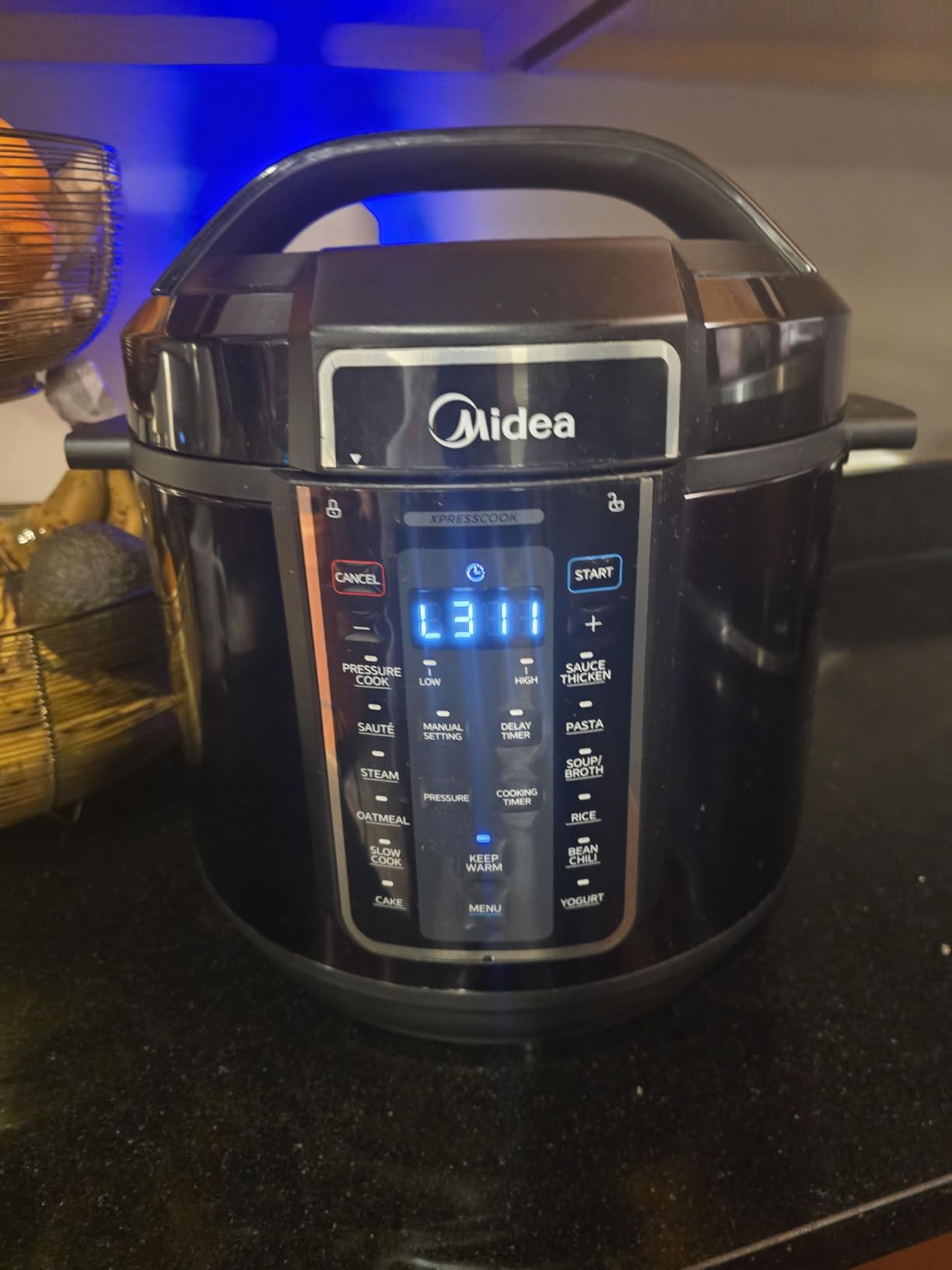 Midea 12-in-1 Electric Pressure Cooker, 8 Quarts, Stainless Steel Inner Pot | 12 presets menu, Sauté function, rice cooker, safety features, stainless steel inner pot, 24H delay timer, DIY manual setting customer photo 1