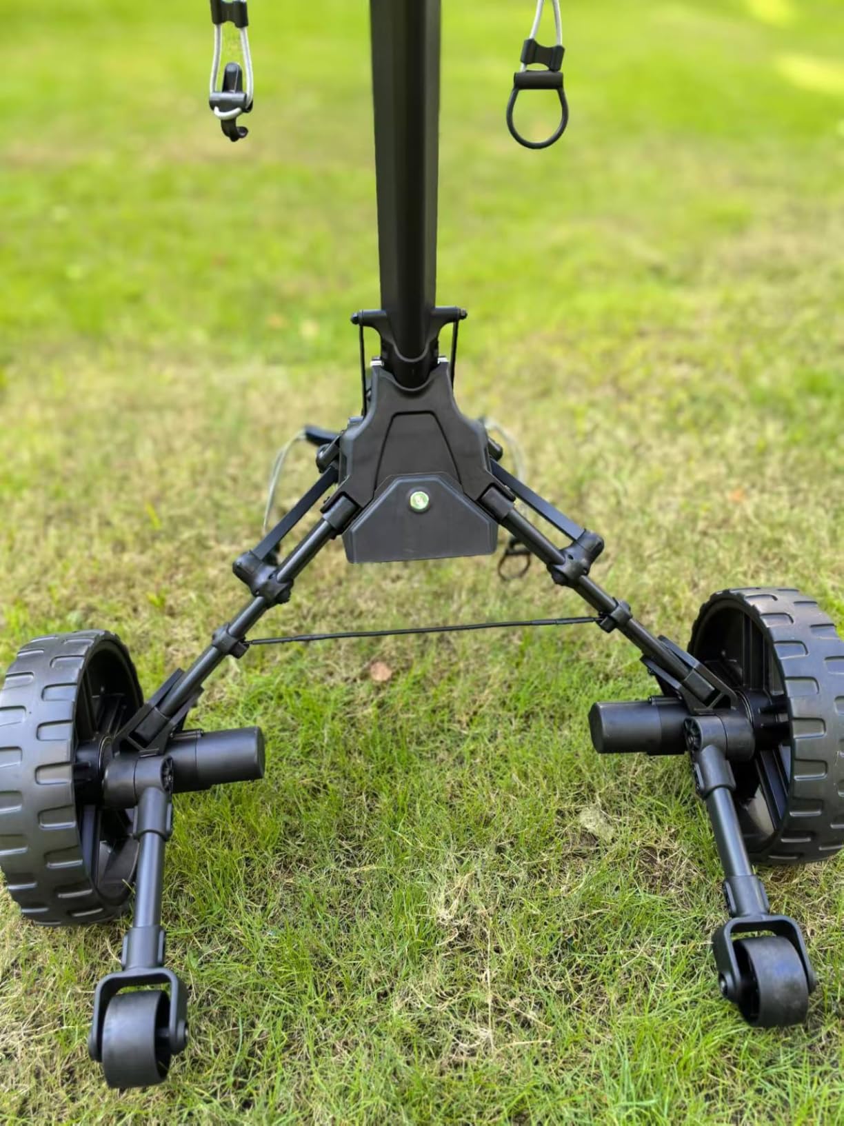 KVV Electric Golf Push Cart with Remote Control, Super Compact and Lightweight Electric Golf Cart, Smallest Folding Size Electric Golf Cart, Suitable for All Terrains, (Charcoal) customer photo 2
