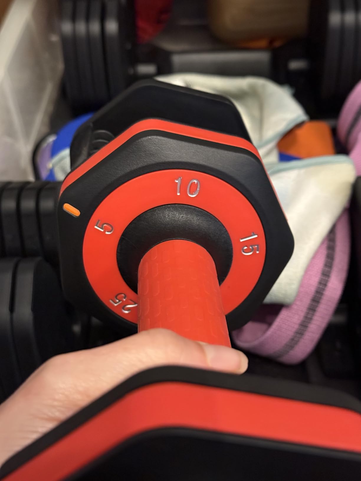 Rendpas Adjustable Dumbbell Set, Quick Adjust Free Weights for Home Gym | 25/55/80/90lb weight dumbbells w/non-slip handle, dual-lock safety, space-saving design for strength training customer photo 2