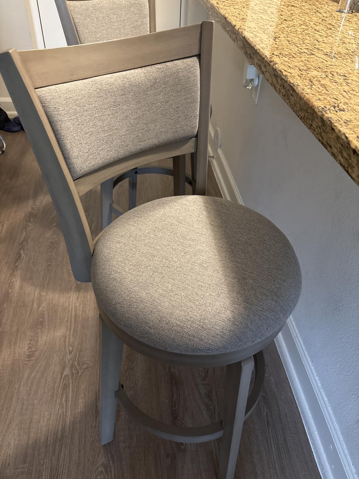 PrimeZone Swivel Bar Stools Set of 4, 26