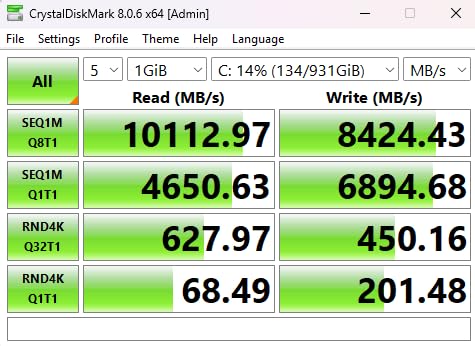 Corsair MP700 Elite 2TB PCIe 5.0 x4 NVMe M.2 SSD - Up to 10,000MB/sec - High-Density 3D TLC NAND - M.2 2280 - DirectStorage Compatible customer photo 2