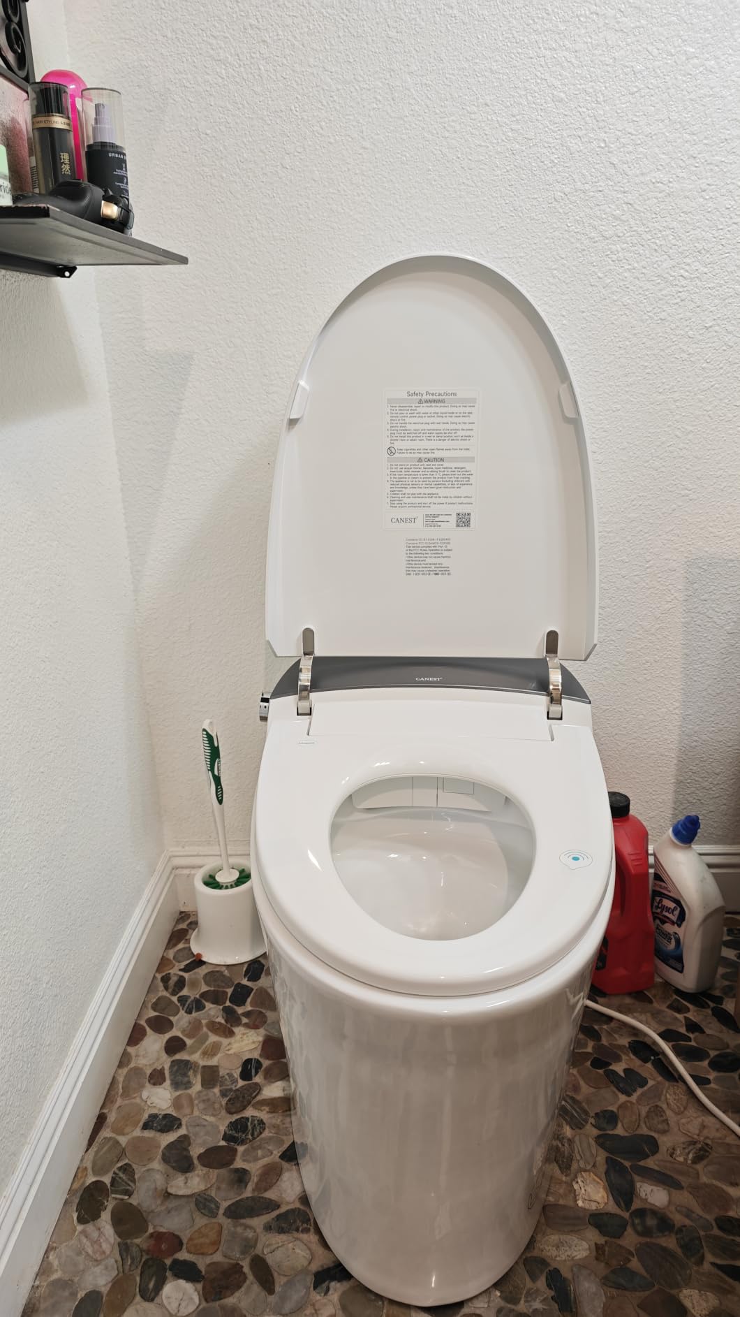 CANEST FC-001 Smart Bidet Toilet, Auto Open Close, 17