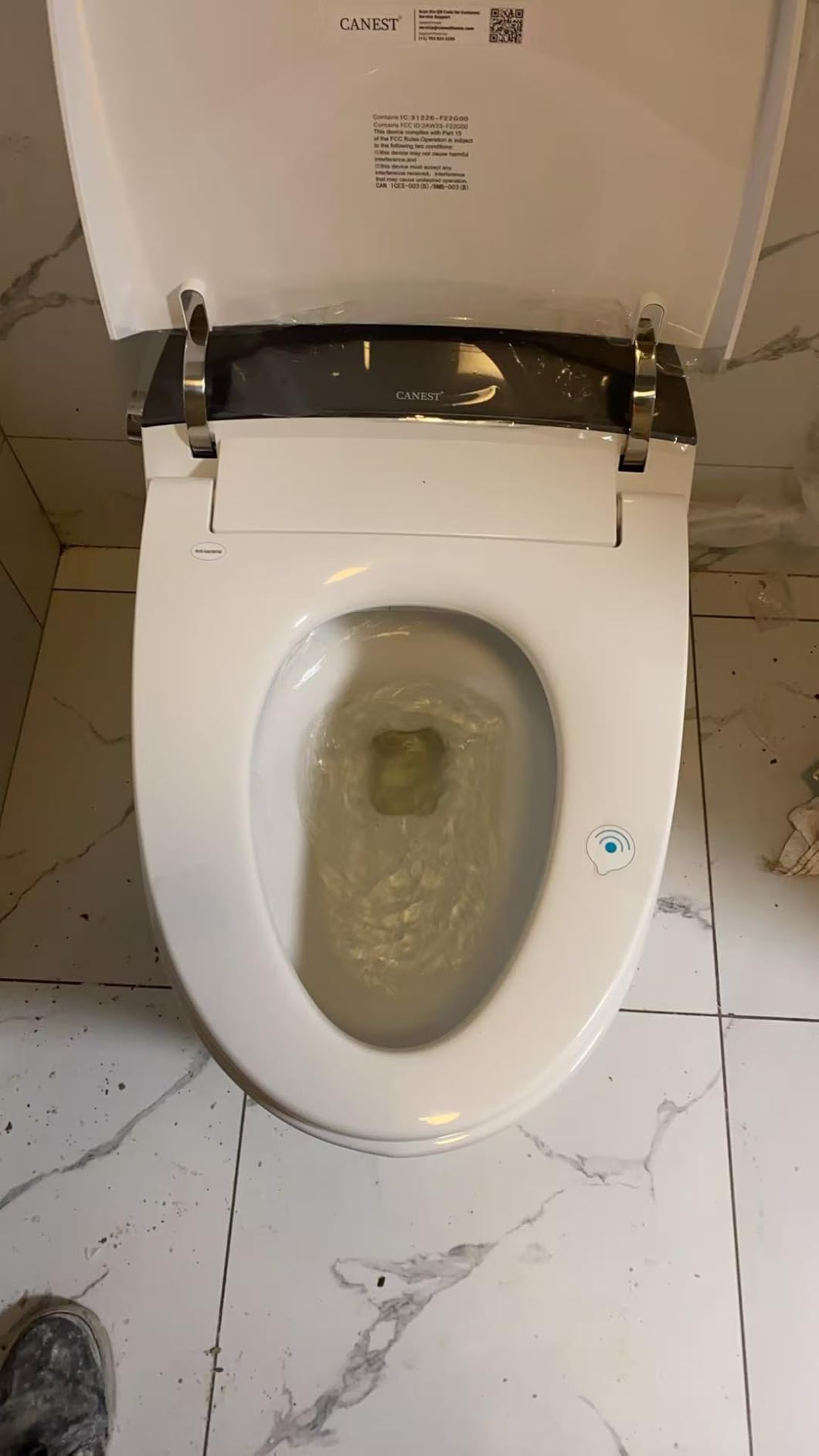 CANEST FC-001 Smart Bidet Toilet, Auto Open Close, 17