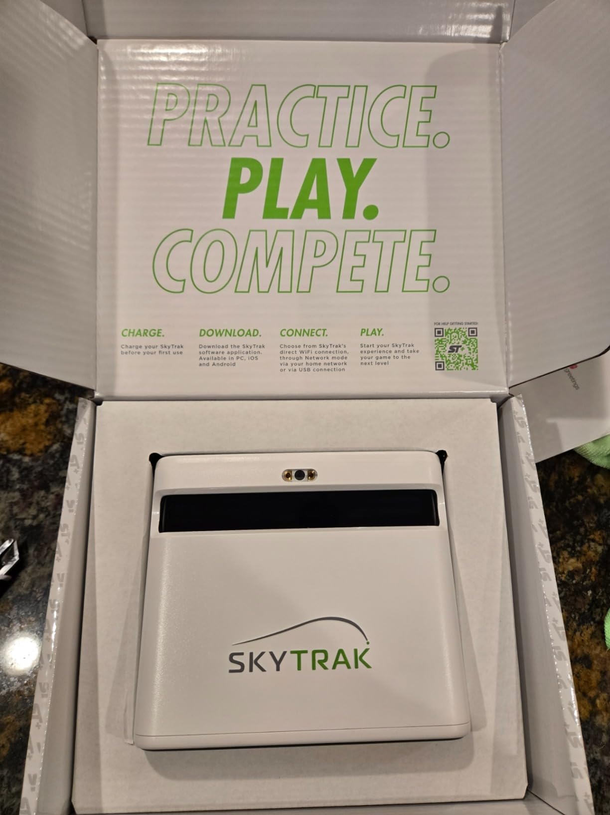 SkyTrak+ Portable Golf Sim Studio customer photo 1