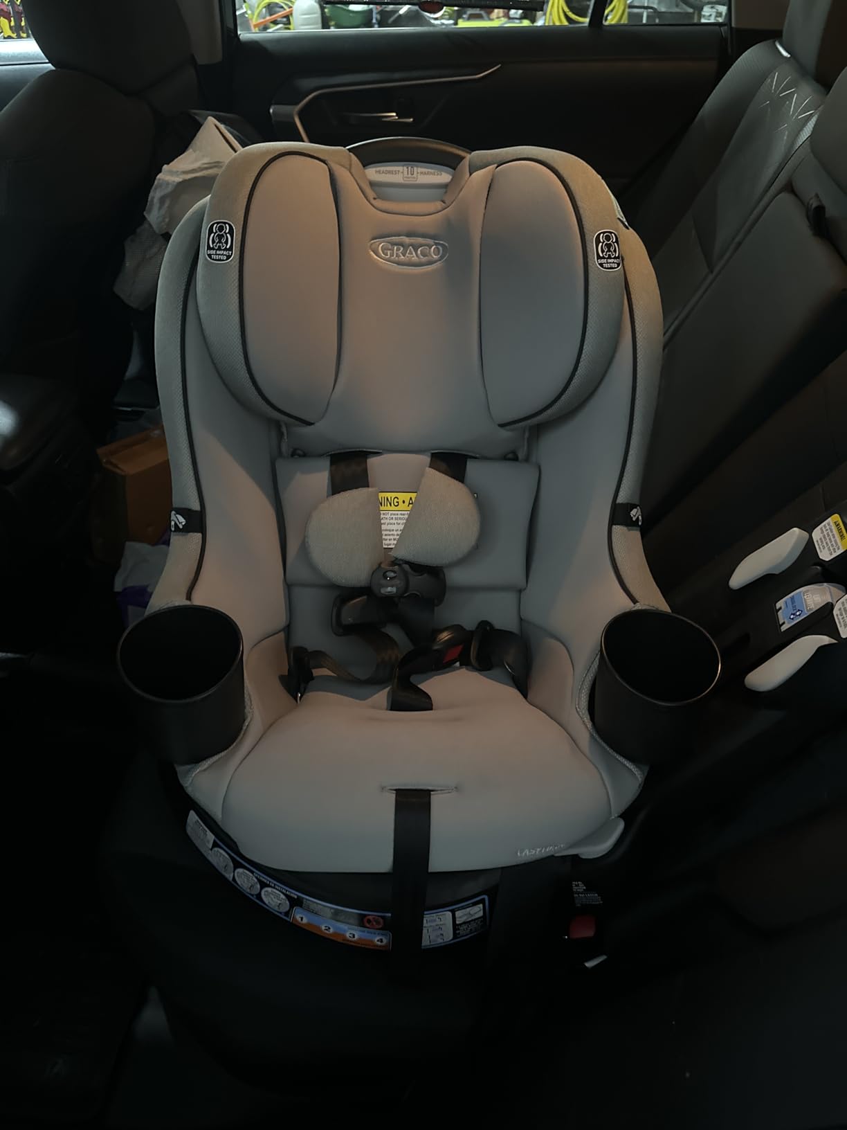 Graco EasyTurn 360 2-in-1 Rotating Convertible Car Seat, Cyran | 360° Rotation in Both Modes of Use: Rear & Forward-Facing; Easy SnugLock Installation; Slim, Space-Saving Design customer photo 1