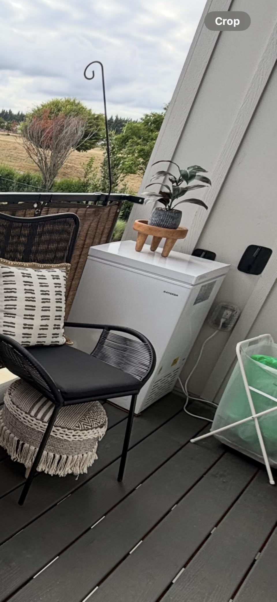 BANGSON 7.1 Cu.Ft Chest Freezer for Apartment, White | Deep Freezer with Adjustable Thermostat, Top Open Door Freezer with Removable Basket, Low Noise for Kitchen, Office customer photo 1