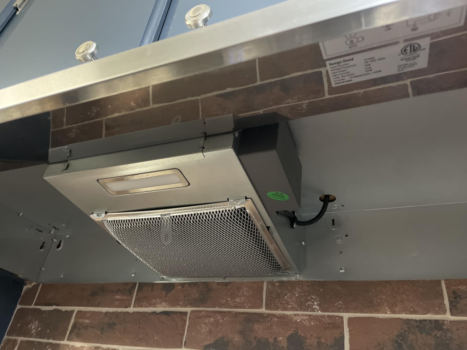 SNDOAS 36 inch Range Hood, Under Cabinet Range Hood 36 inch in Stainless, Ductless Range Hoods with Carbon Sponge Filter, 230 CFM Stove Hood with 2-speed Fan, Hard Wired Kitchen Exhaust Hood customer photo 1