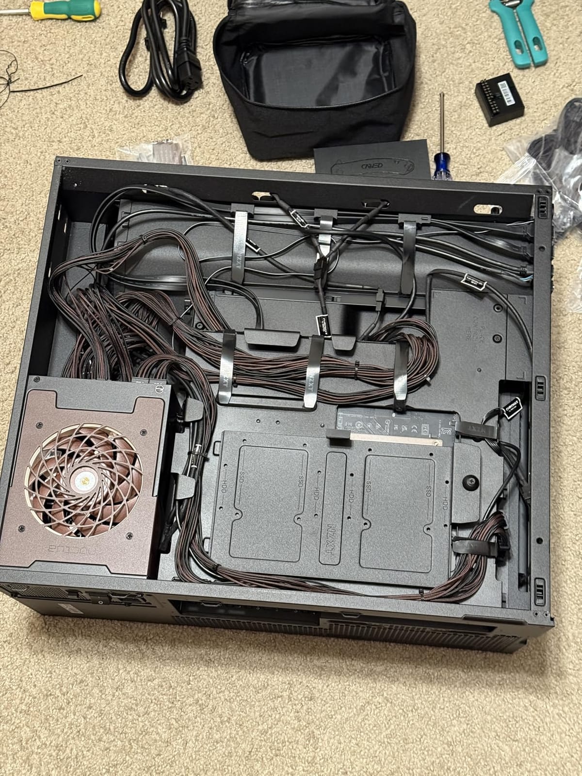 Seasonic Prime TX-1600 Noctua Edition, Ultra-Quiet Fully Modular 1600W 80 Plus Titanium Efficiency ATX 3.1 PC Power Supply (Black/Brown) with US AC Power Cord customer photo 1