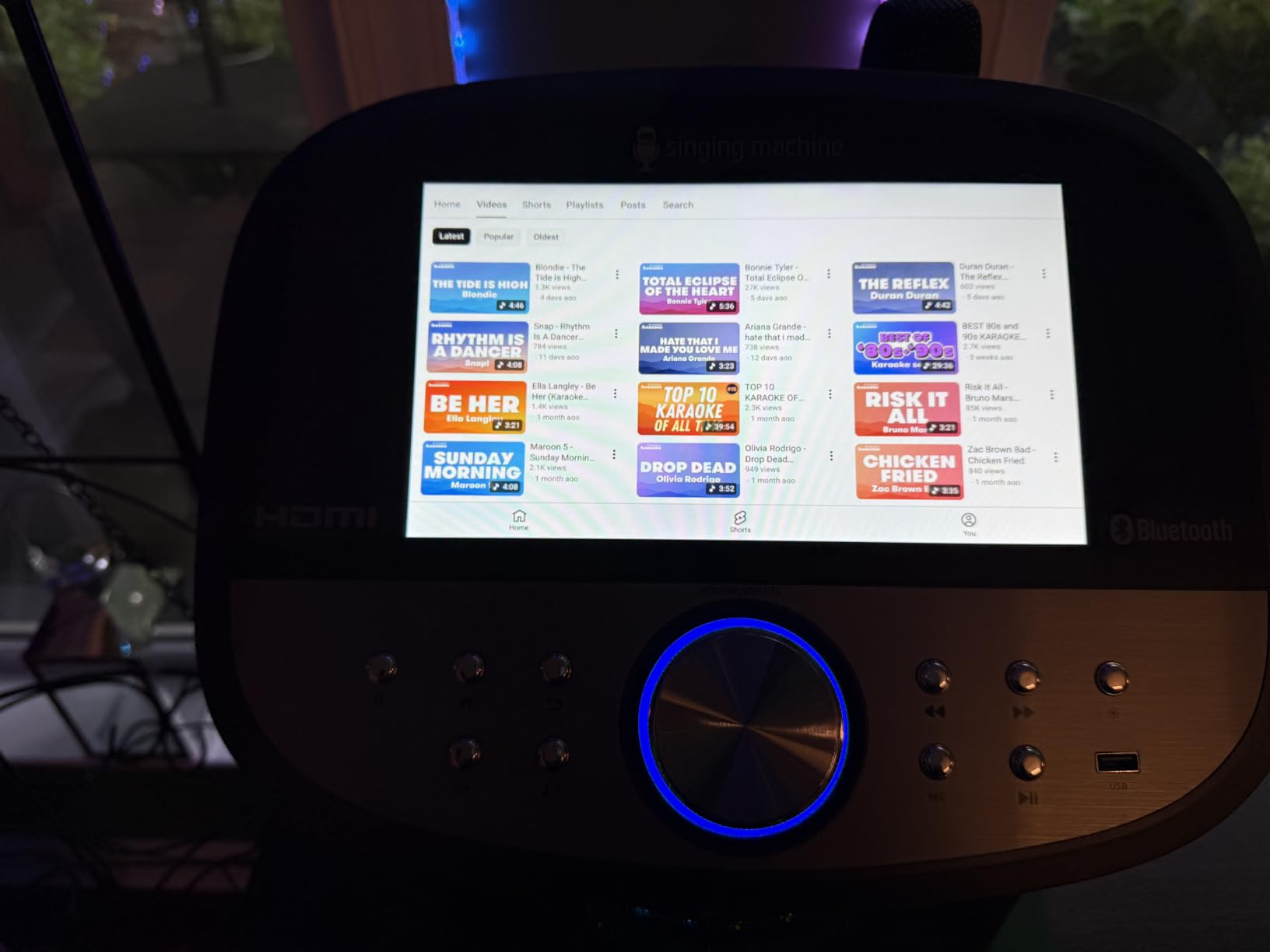 Singing Machine Karaoke Machine Screen, WiFi, Music Apps, 2 Microphones | Portable Karaoke Speaker for Adults & Kids, Ideal for House Parties, Compatible with YouTube & Spotify customer photo 2
