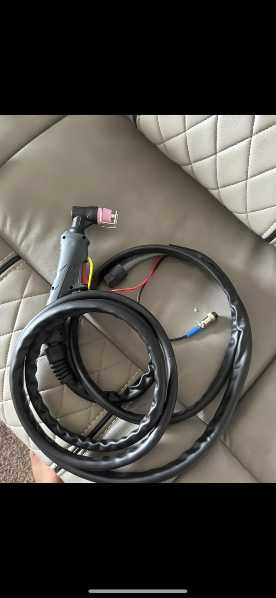 SILATU 55Amps Plasma Cutter, STC550P HF Non-Touch Pilot Arc Plasma Cutter Machine, 110/220V Dual Voltage LED Display Air Sensor Technology, 1/2'' Clean Cut 2/3'' Max Cut, PT/2T/4T for Beginners DIY customer photo 2