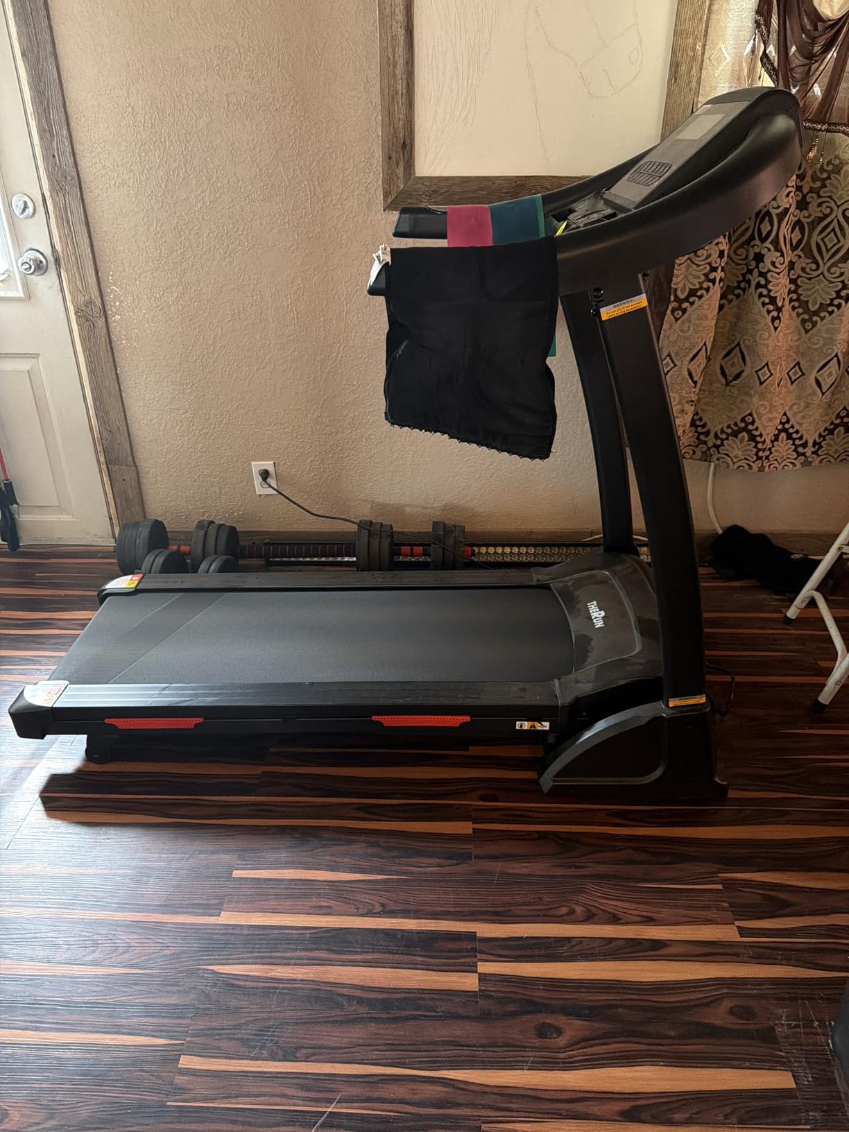 THERUN Incline Treadmill, Treadmills for Running and Walking, 400 lbs Weight Capacity Folding Treadmill with 0-16% Auto Incline, Wide Belt, 4.0 HP, App, Heart Rate customer photo 1