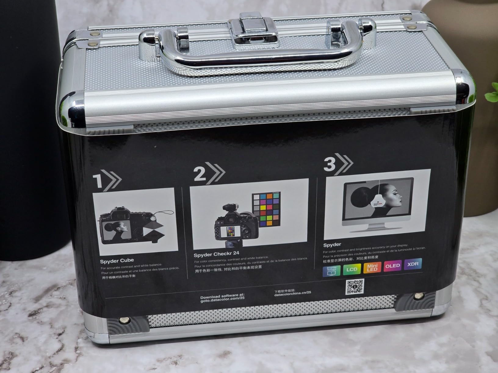 Datacolor Spyder Celebration Kit - Monitor Calibrator & Color Checker | Includes Spyder monitor calibrator, SpyderCube and SpyderCheckr 24 for full photo color management customer photo 2