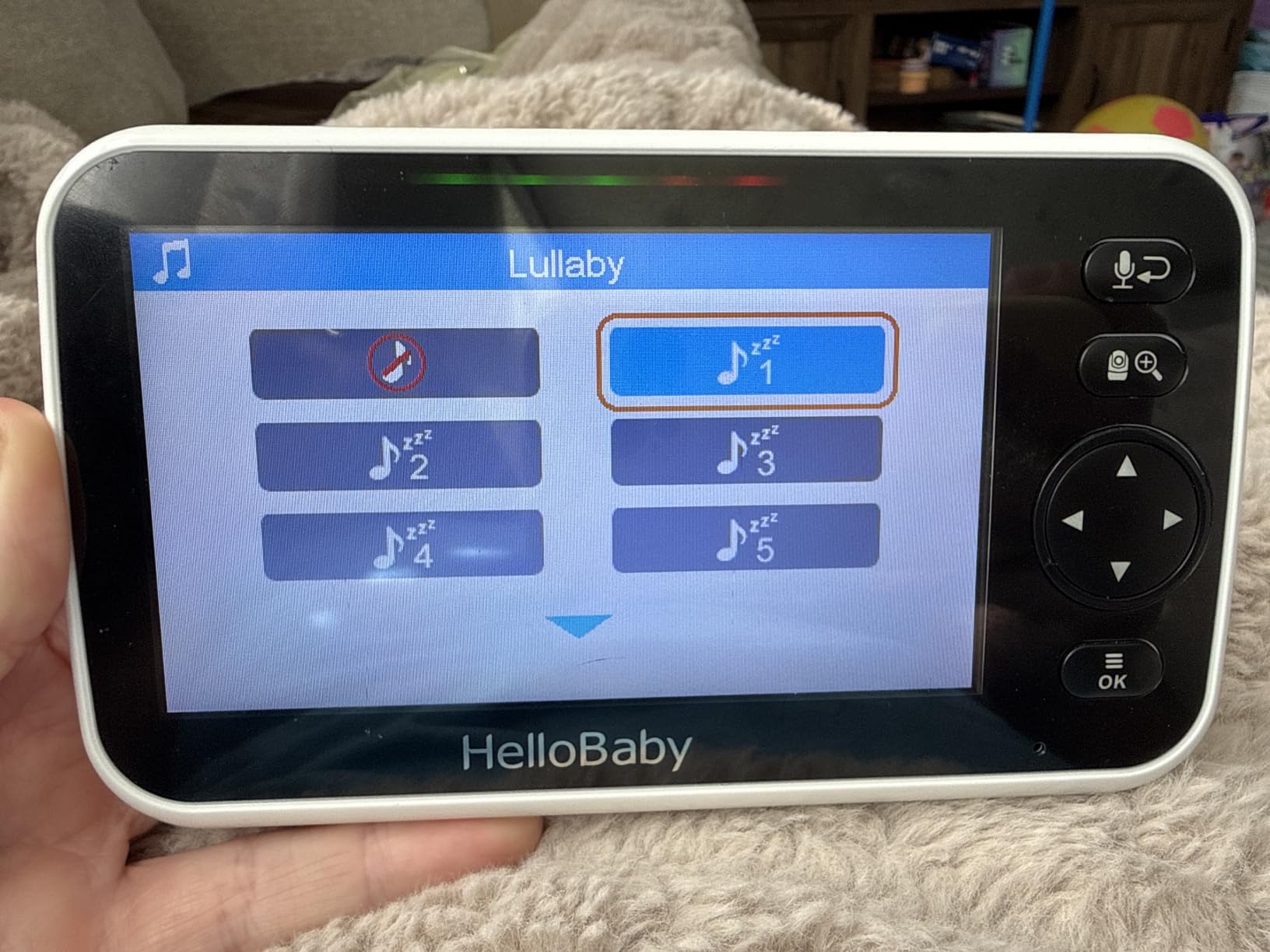 HelloBaby 6'' World First IPS 30H Battery Split-Screen Video Baby Monitor with Camera and Audio, No WiFi, Pan-Tilt-Zoom, VOX, 2-Way Talk, Night Vision, 8 Lullabies, 1000ft, for New Parents/Elderly customer photo 1