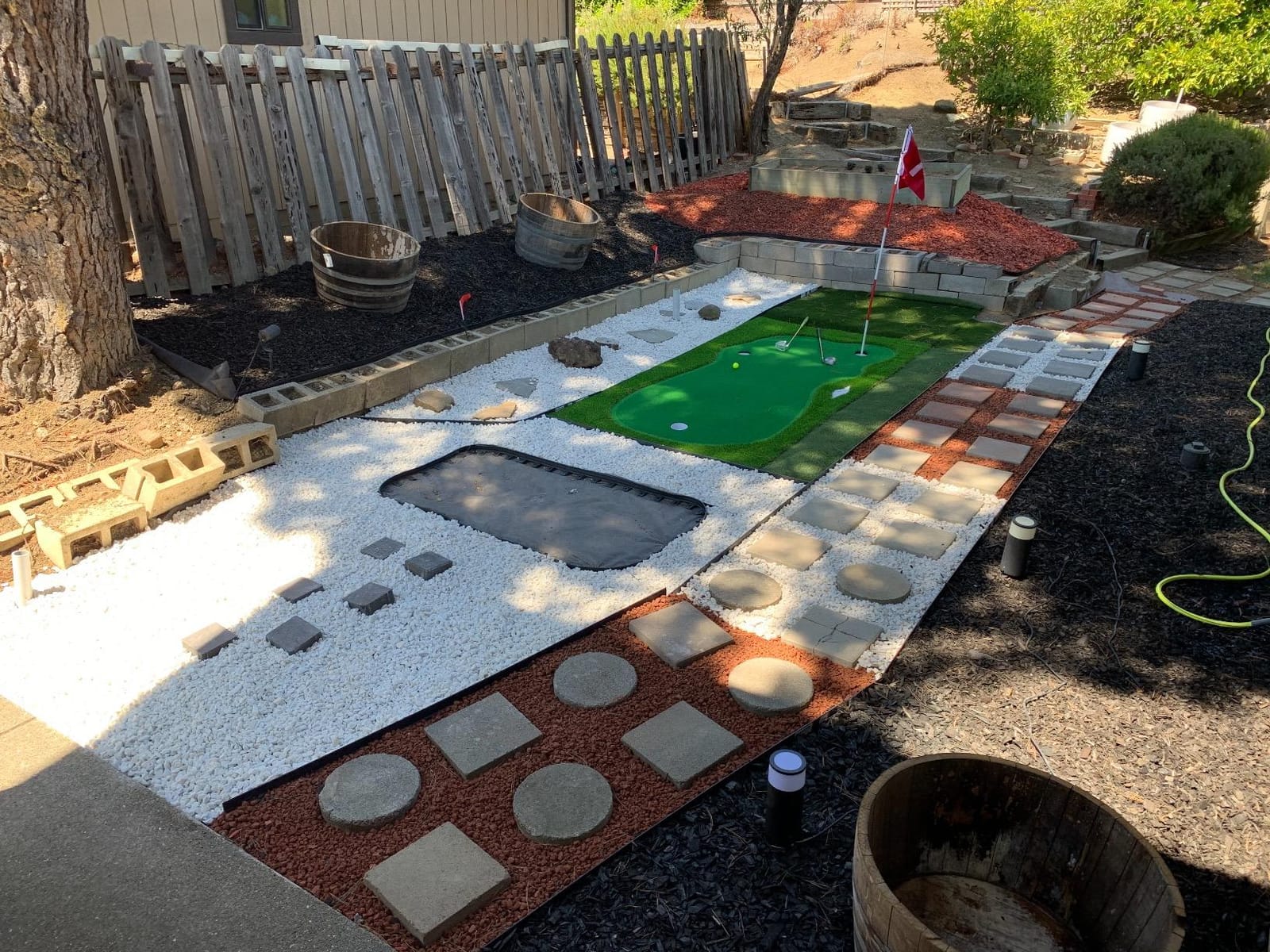 Golf Putting Green Mat, Golf Practice Training Mat for Indoor/Outdoor (True-Roll Surface, Anti-Slip Base) customer photo 2