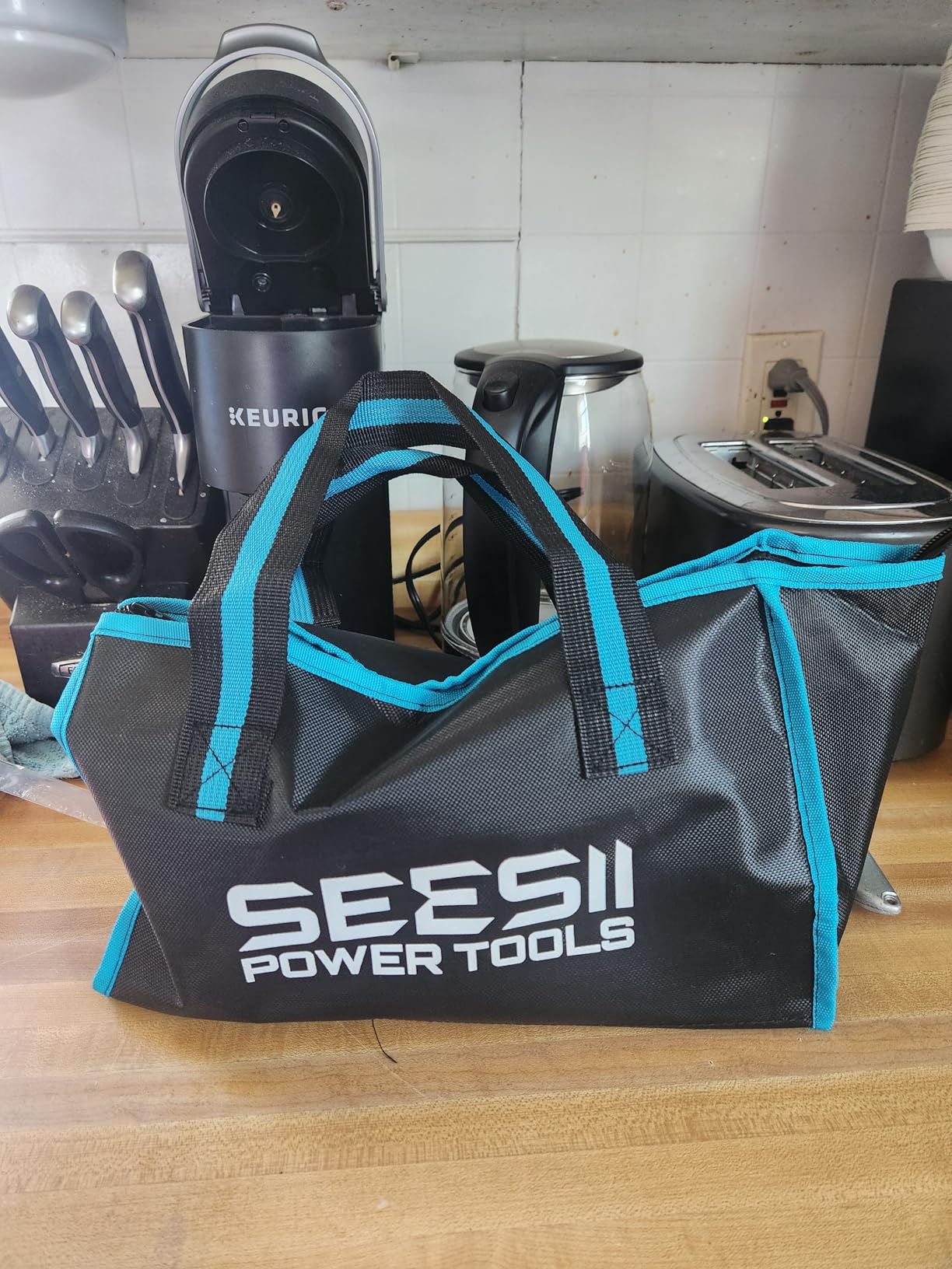 SEESII Reciprocating Saw Cordless with 2 x 4.0Ah Batteries | Variable Speed 3500 RPM Brushless Motor with 6 Saw Blades, LED Light, Tool-Free Blade Change, Portable for Wood PVC Cutting customer photo 2