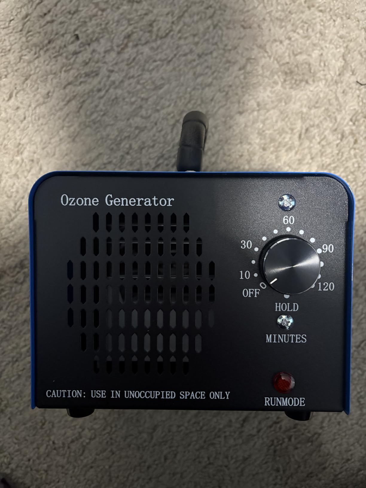 Ozone Generator Machine200,000mg/h, High Capacity Ozone Odor Eliminator Removal Air Purifier for Home Car Pet & Basement Odor, Suitable for Spaces up to 7,000 Square Feet, Blue customer photo 2
