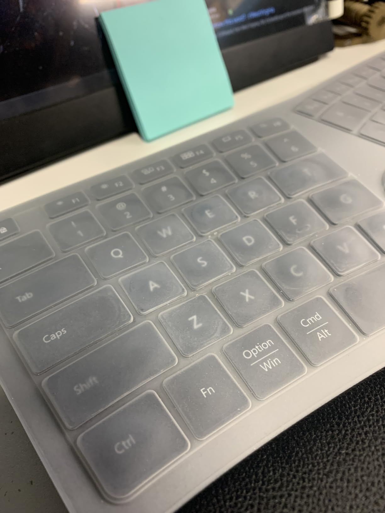 ProtoArc EK01 Plus Backlit Bluetooth Ergonomic Keyboard, Full Size, Grey customer photo 1