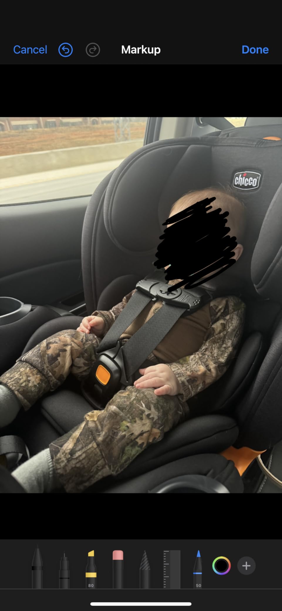 Chicco OneFit LX ClearTex All-in-One Booster Car Seat, LeverLock | Ebony/Black, convertible car seat, rear-facing 5-40 lbs, toddler car seat 26.5-65 lbs, booster 40-100 lbs, GREENGUARD Gold customer photo 1