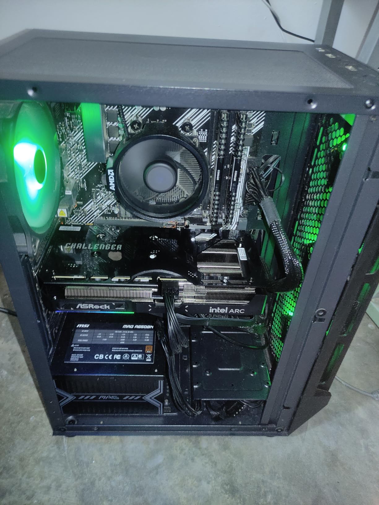 ASRock Intel Arc B570 Challenger 10GB OC GDDR6 Graphics Card, 2600 MHz GPU, Dual Fan, HDMI 2.1a customer photo 2