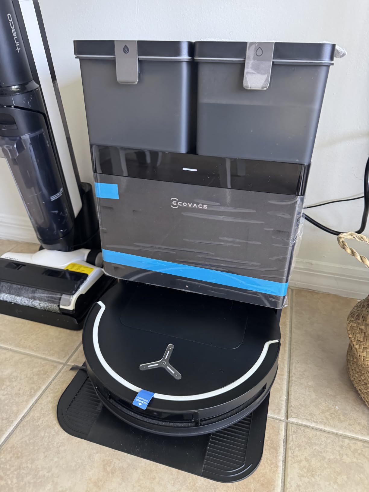 ECOVACS DEEBOT T50 PRO Omni Robot Vacuum and Mop, 3.19