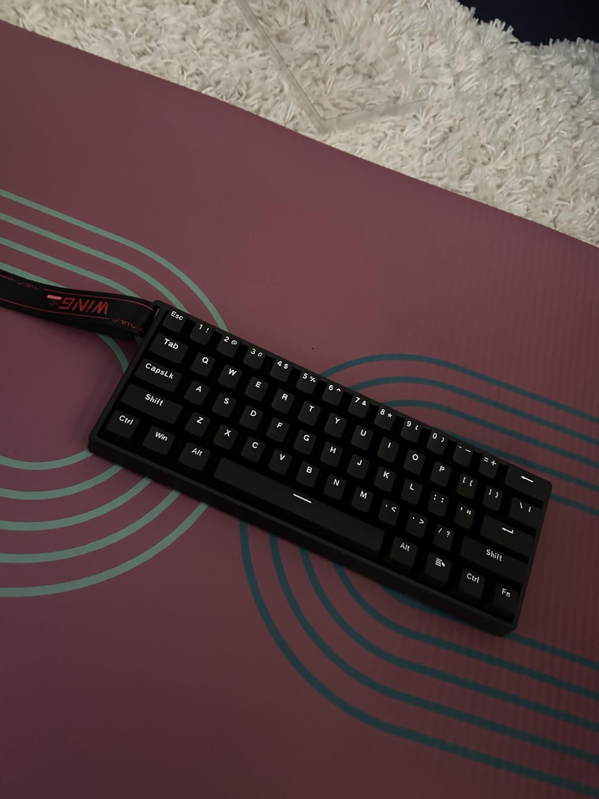 Aula WIN60 HE - 60% Mechanical Gaming Keyboard Wired, Magnetic Switch Hot Swappable, Adjustable Actuation Rapid Trigger Mode, 8000 Hz Polling Rate, RGB Small Keyboard 60 Percent Compact Design for PC customer photo 1