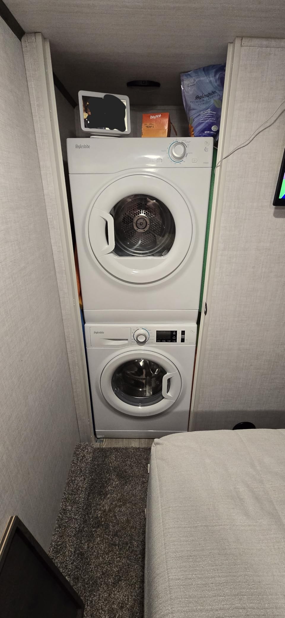 Splendide DV1725X & WFL2500X Stacked Washer & Dryer Bundle with Vent Kit & SK04 Stack Kit customer photo 1
