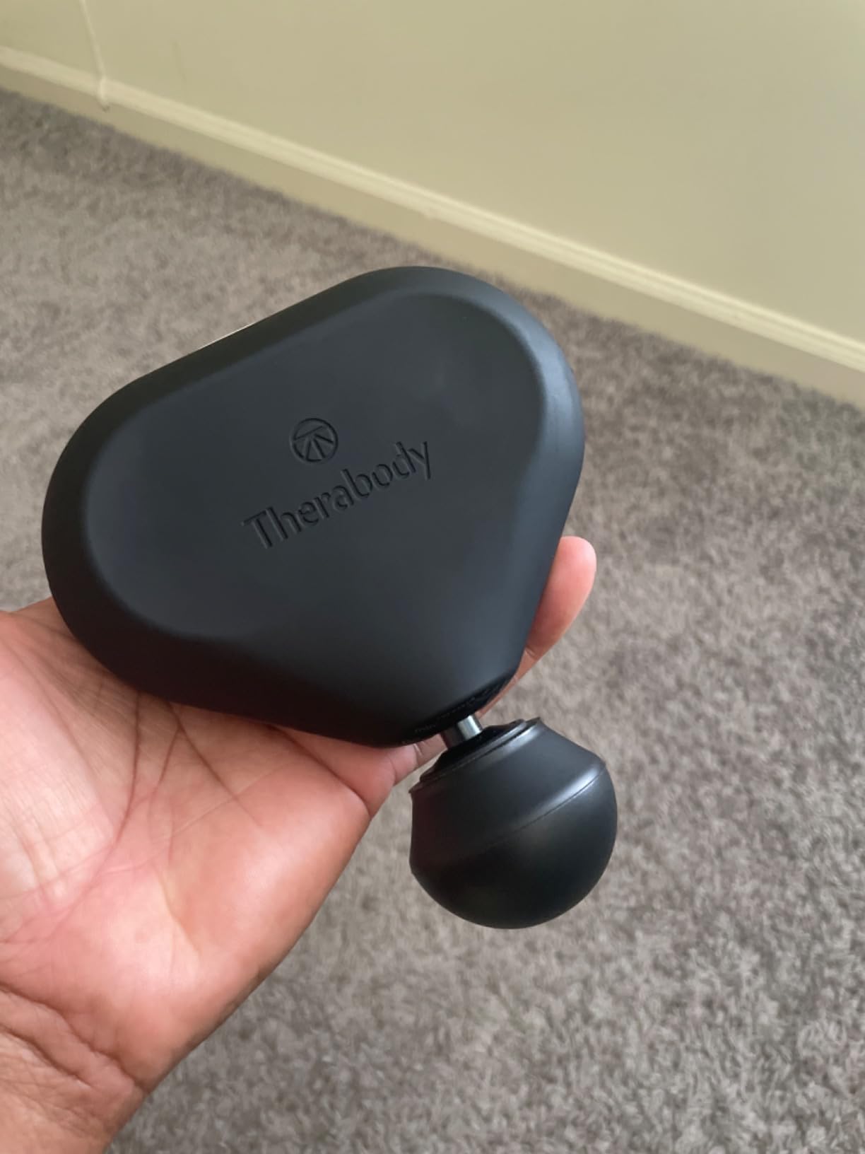 TheraGun Therabody Mini 3rd Gen Massage Gun | Travel Essential, Black | Ultra-Portable Percussion Massager for Recovery Anywhere | Bluetooth, 3-Speed, 1-Button Control, Muscle & Tension Relief customer photo 2