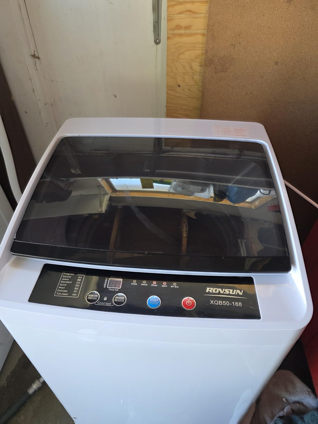 ROVSUN 25LBS Portable Top Load Washing Machine, Full-Automatic Washer and Spin Dryer Combo customer photo 1
