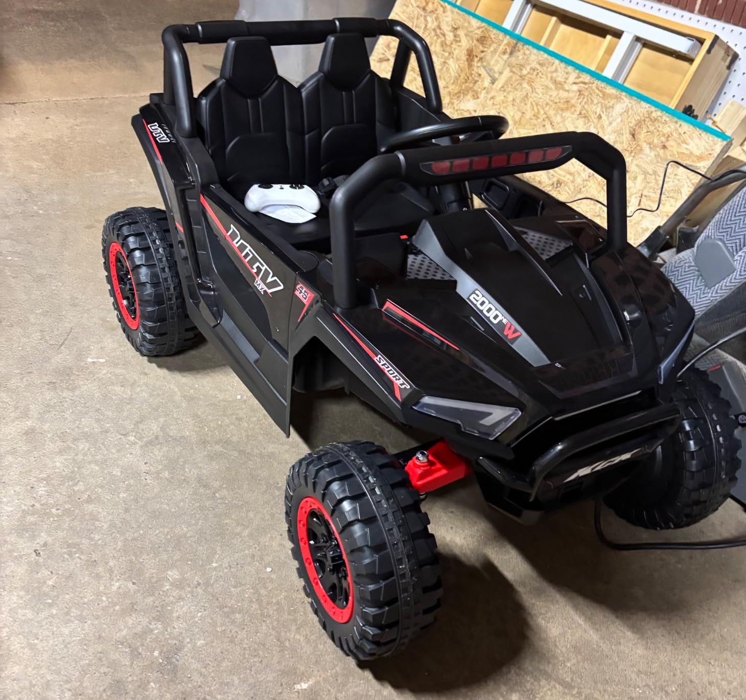 Hikole 24V Ride on Toys for Boys & Girls, Electric Car for Kids Ages 4-8, Pink | 2 Seater Off-Road UTV, XXL, Remote Control, Shock Absorption, 400W Power Wheels, LED/Horn/Music/Bluetooth, Easy to Assemble customer photo 2