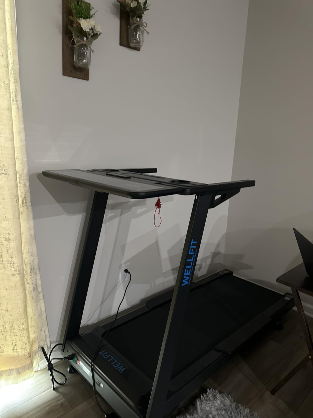Auto Incline Treadmill, 15% Incline Heavy Duty Treadmill for Home | 4.5HP, 10 MPH, 500 lbs Capacity, 20'' x 55'' Running Area Treadmills with Pulse Sensor, Bluetooth Player & LED Display customer photo 2
