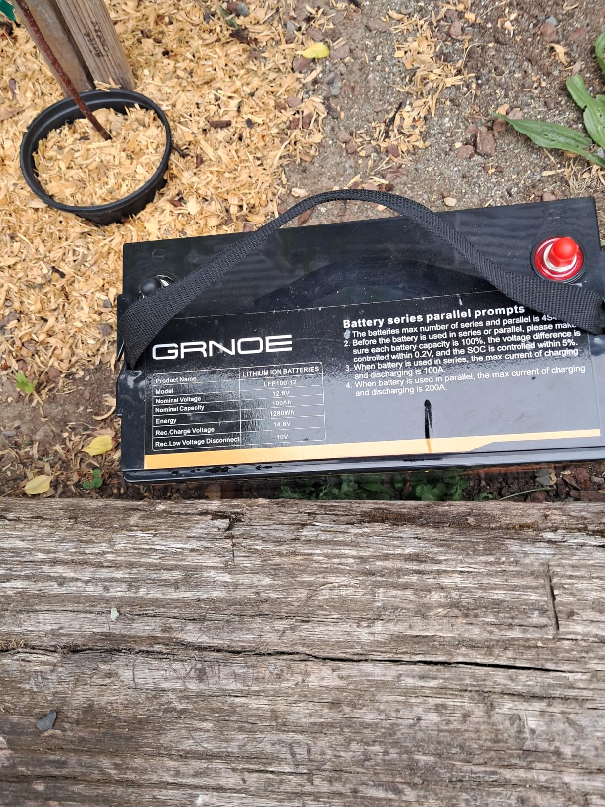 GRNOE 12V 100Ah LiFePO4 Lithium Battery Group 31 (2-Pack) With Built-in 100A BMS, Low-Temp Protection Up to 15000 Deep Cycles customer photo 1