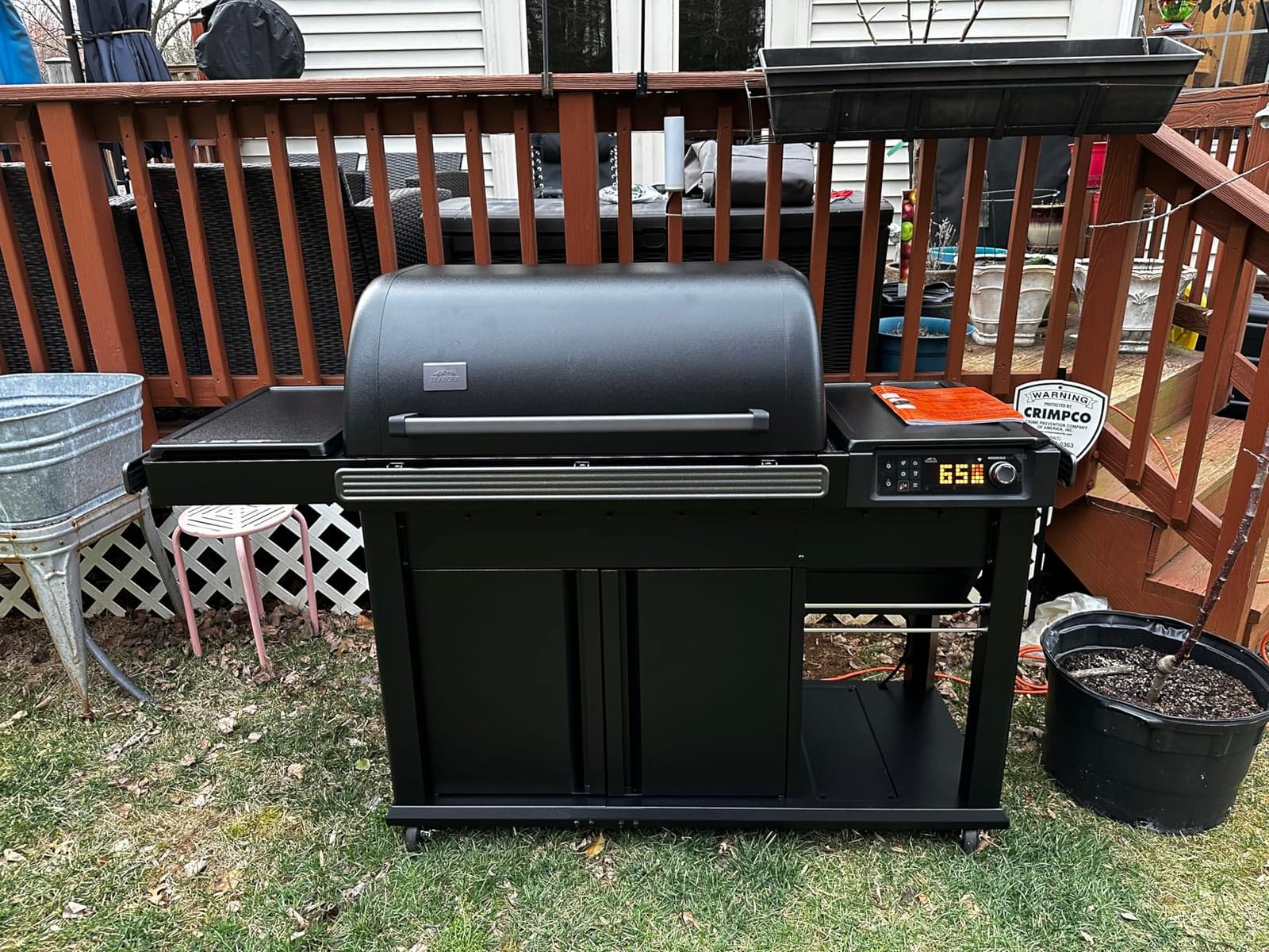 Traeger Woodridge Elite Wood Pellet Grill & Smoker, 970 Sq In, WiFi | Insulated body, side sear station, Super Smoke Mode, WiFIRE app - 6-in-1 outdoor pellet smoker grill customer photo 2
