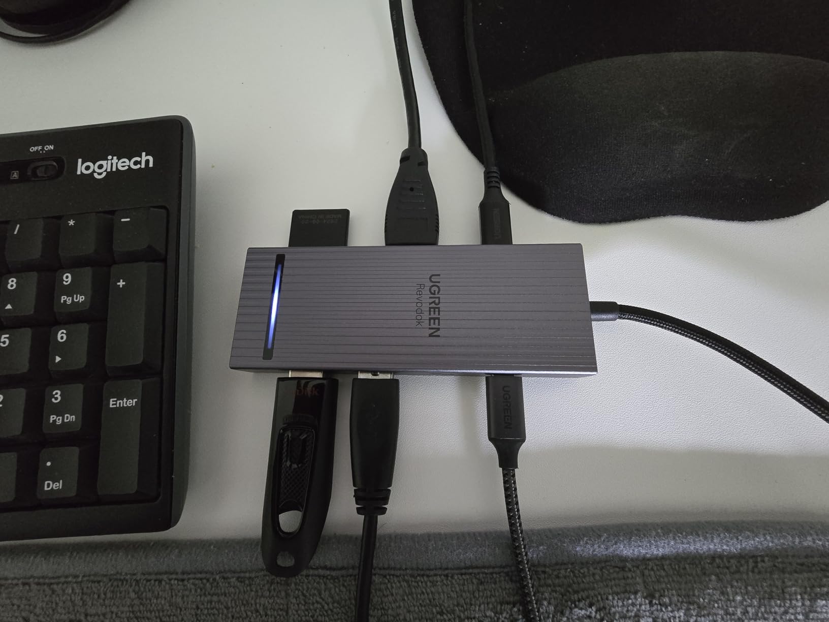 UGREEN Revodok Pro USB C Hub for Laptop 8 in 1 MacBook Docking Station 4K 60Hz HDMI, 100W PD Charging, USB-C & USB-A 10Gbps Data Ports, SD/TF Card Reader for MacBook Neo/Pro/Air, XPS, Thinkpad customer photo 2