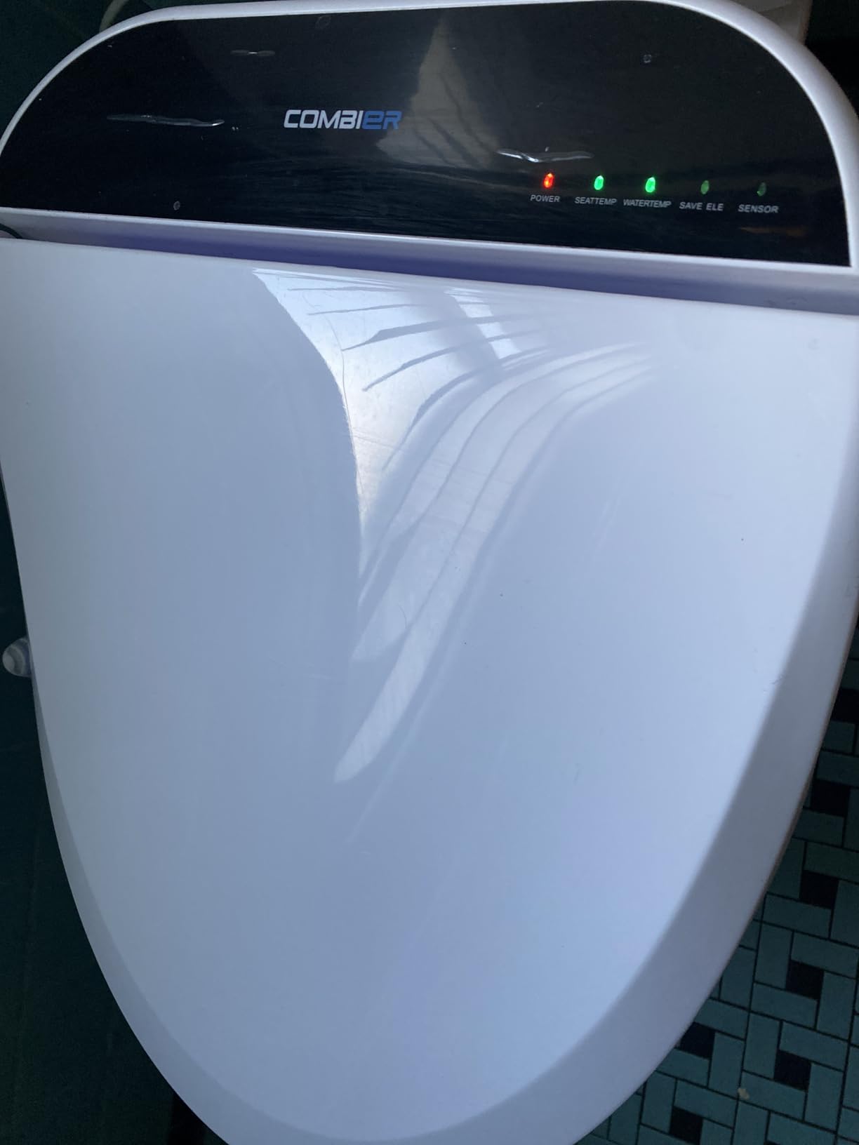 Combier Electric Bidet Toilet Seat Elongated, Wash Dry Soft Close Remote | Heated Warm Water Spray, Self-Clean Nozzle, Warm Air Drying, Silent Soft Close Lid, Ideal for Home & Hotel Bathroom Use customer photo 2