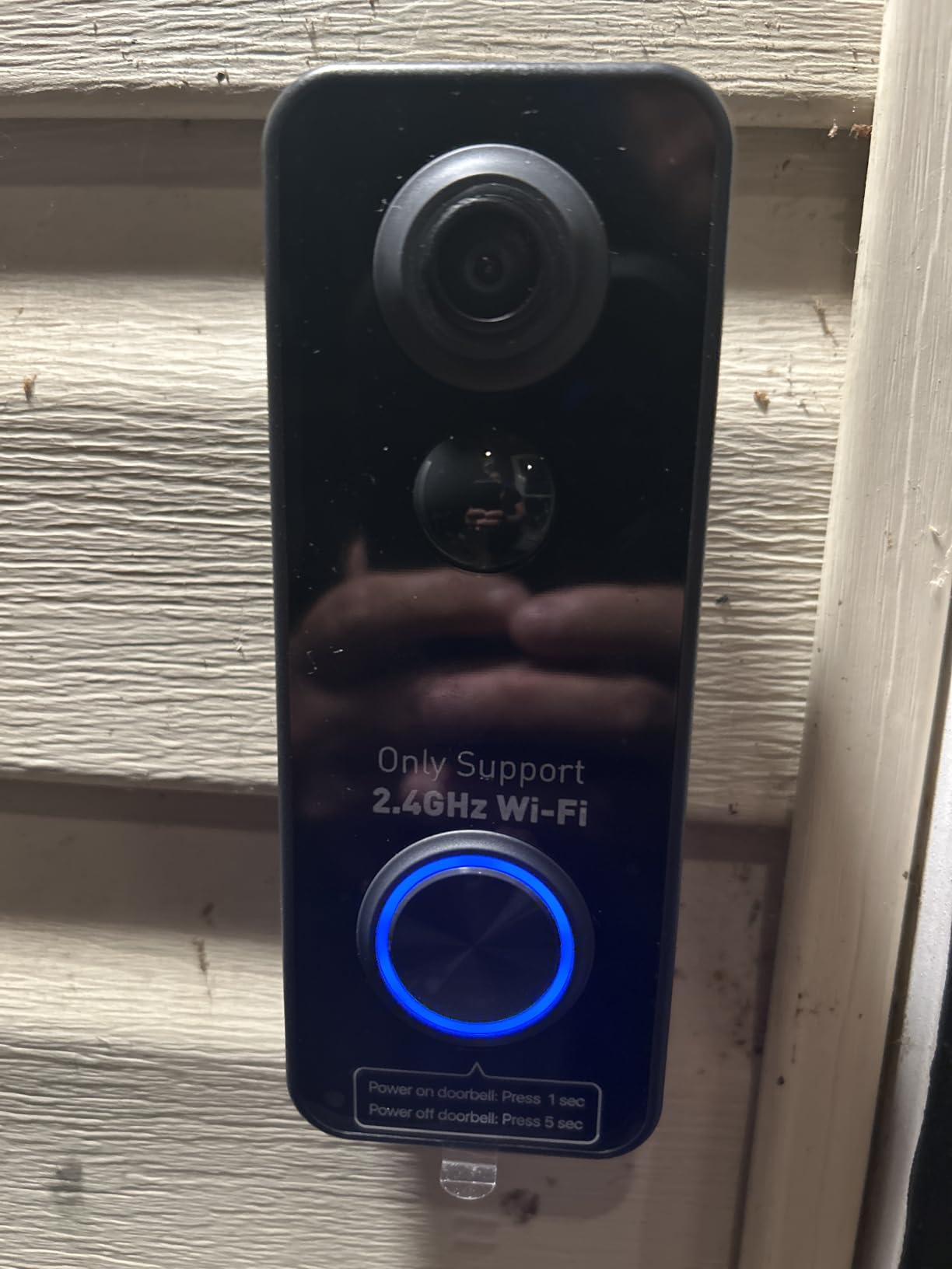 XTU 2K Video Doorbell Camera, Head-to-Toe View, Battery Powered | 2K HD video, PIR motion alerts, night vision, 2-way audio, SD & cloud storage, Alexa compatible customer photo 2