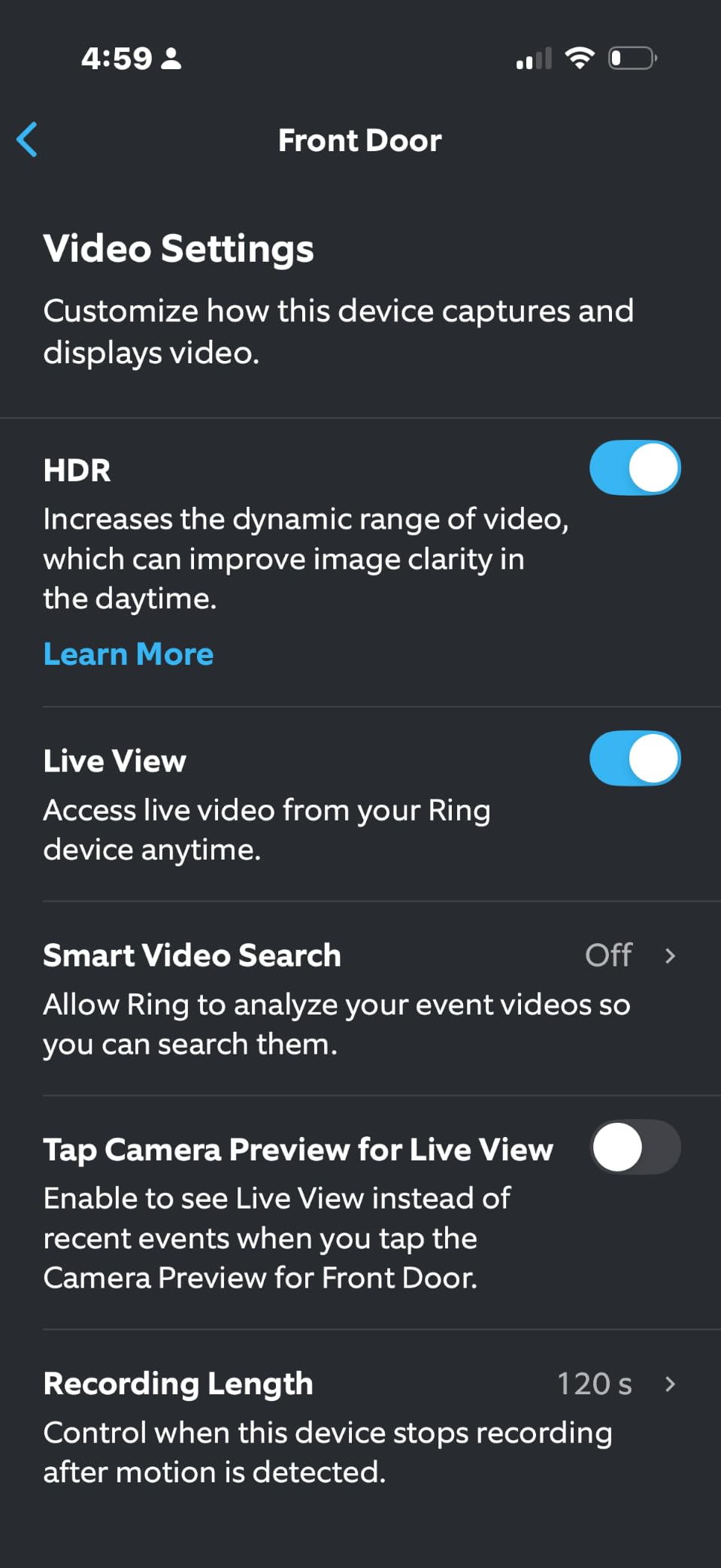 Ring Battery Doorbell Plus (newest model), Retinal 2K with wide-angle video, up to 6x Enhanced Zoom, Night Vision, and Quick Release Battery Pack, Nickel Silver customer photo 1