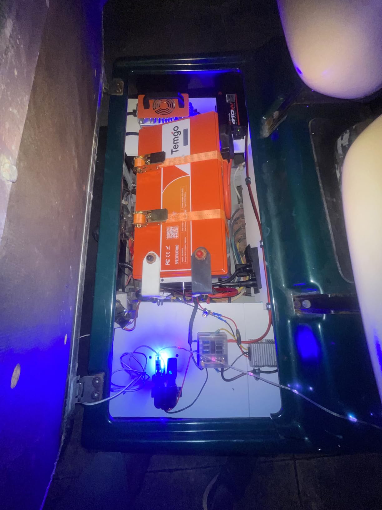 TEMGO 36V (38.4V) 100Ah LiFePO4 Lithium Golf Cart Battery | 200A Smart BMS, Max 7.68kW Output, Bluetooth APP, LCD Screen, 42.6V 20A Charger customer photo 2