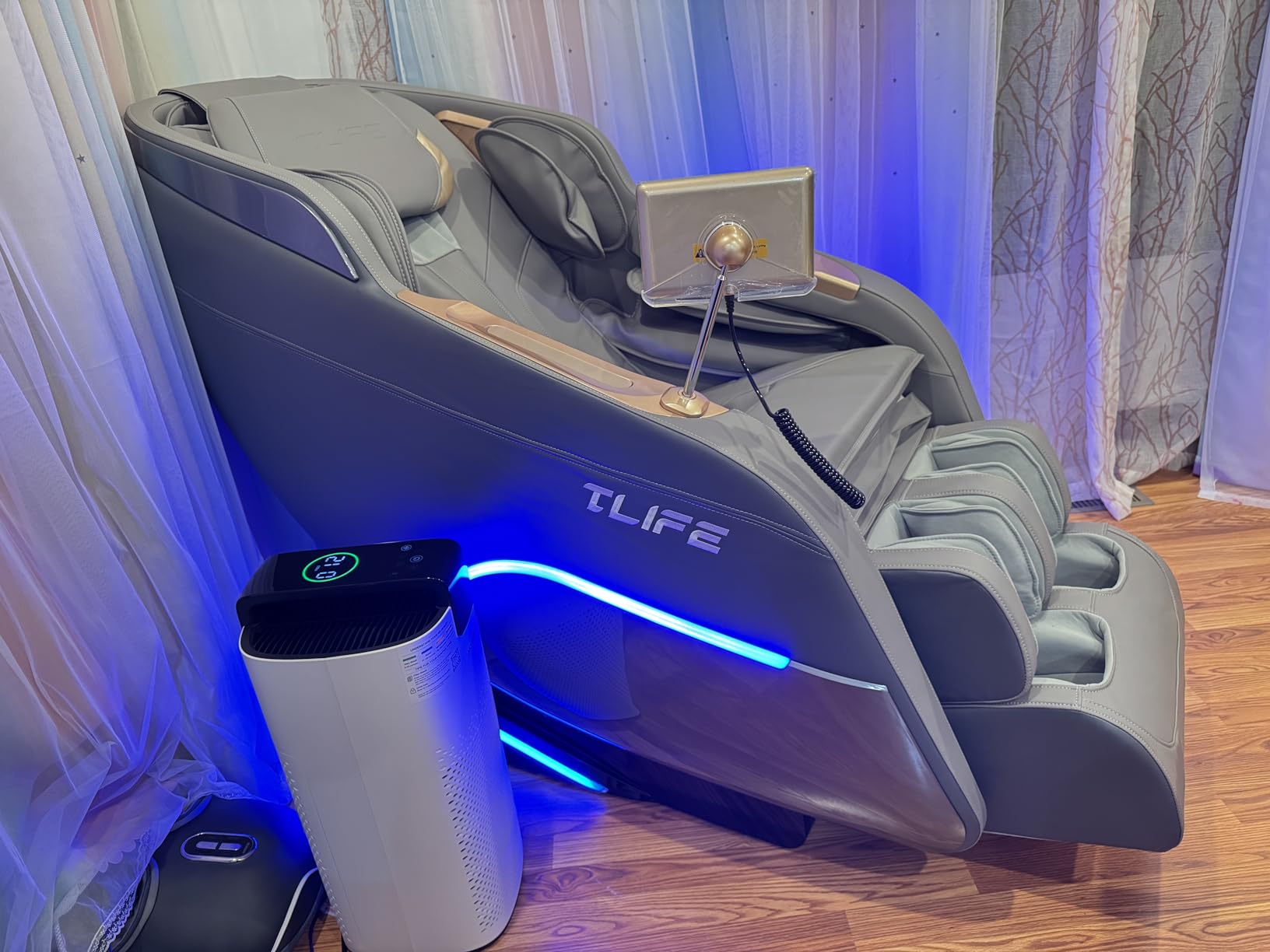 TLIFE Massage Chair Full Body 160° Zero Gravity SL-Track, 12 Modes, Black customer photo 1