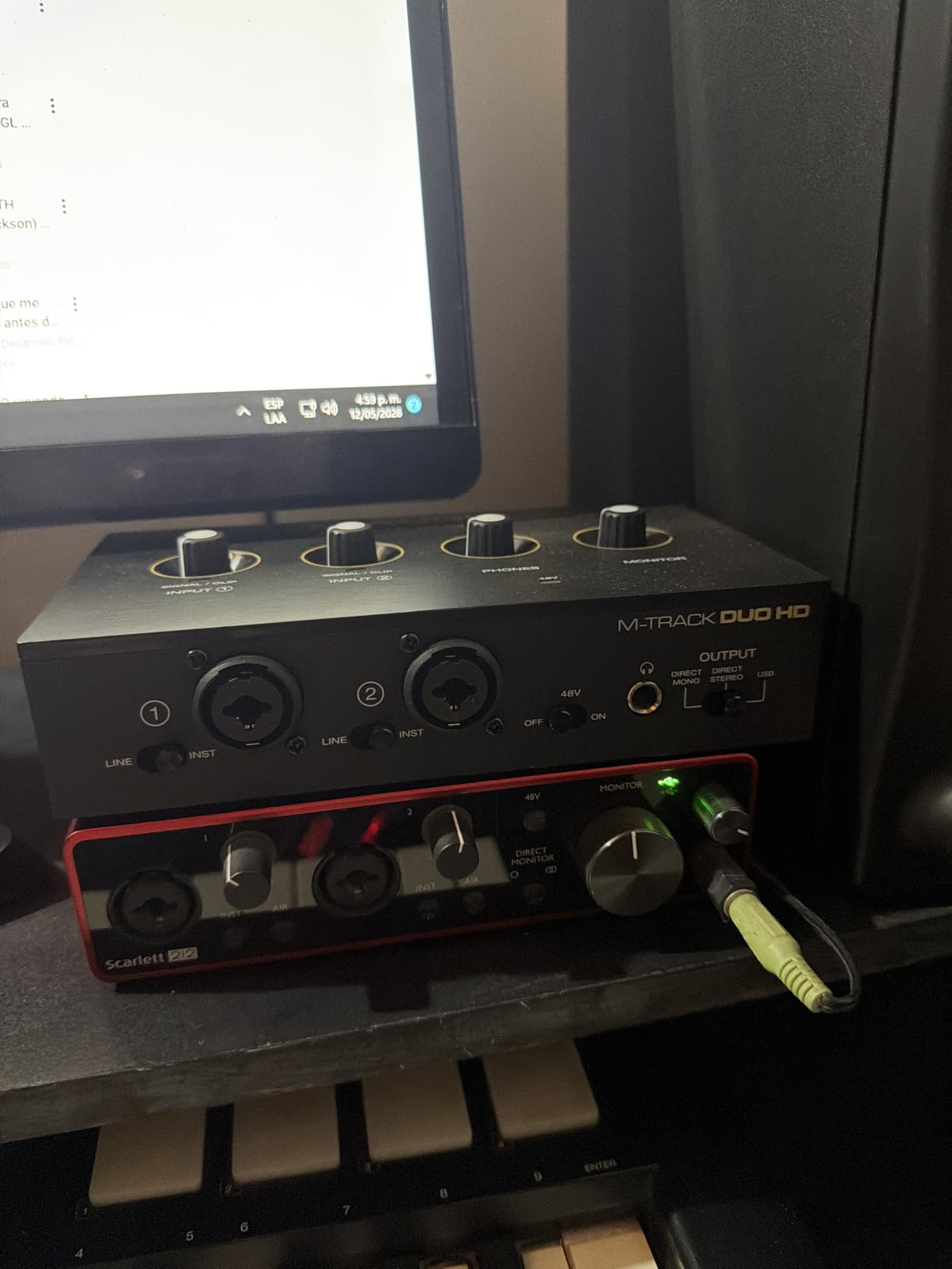 M-AUDIO M-Track Duo HD USB-C Audio Interface | 2 XLR/TRS Inputs, 24-Bit/192kHz customer photo 1