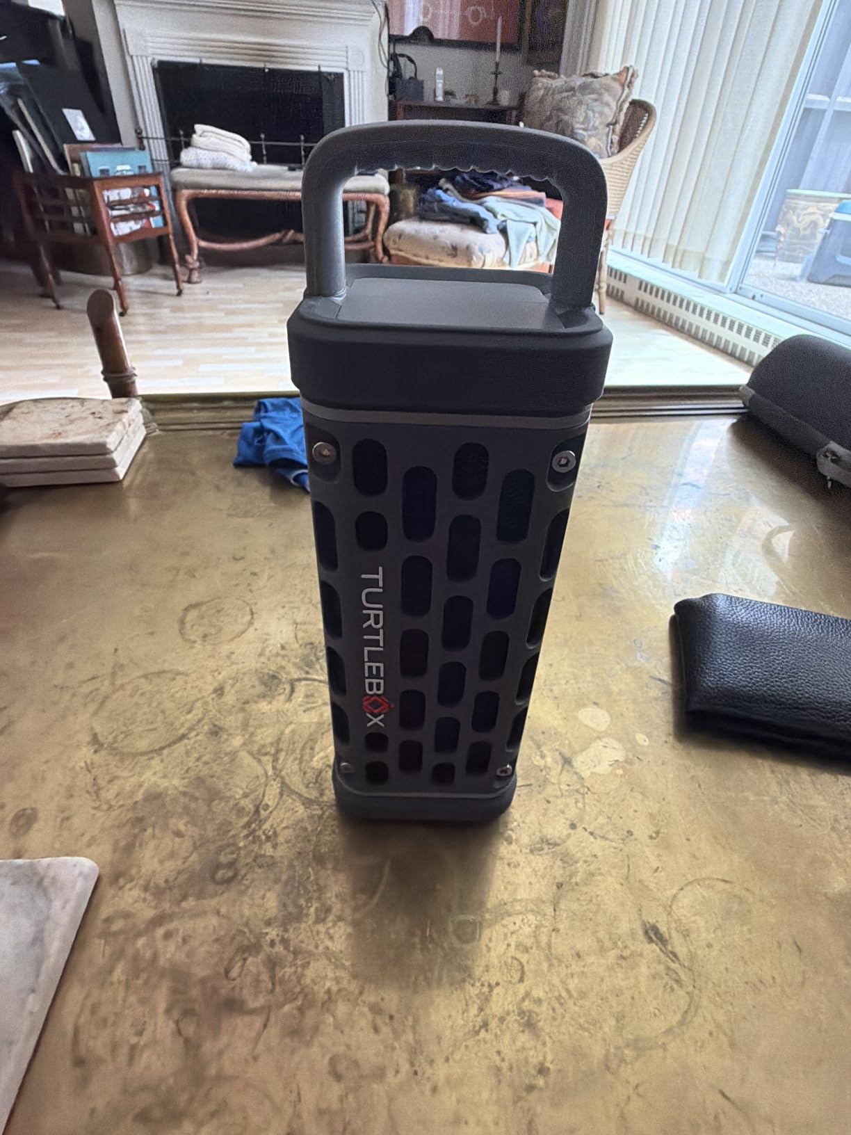 Turtlebox Ranger: Loud! Outdoor Portable Bluetooth 5.4 Speaker | Rugged, Waterproof, Ultra-Portable | Plays to 105db, Deep Bass, Shockproof, Unlimited Pairing for Full Stereo Experience, Tan customer photo 1