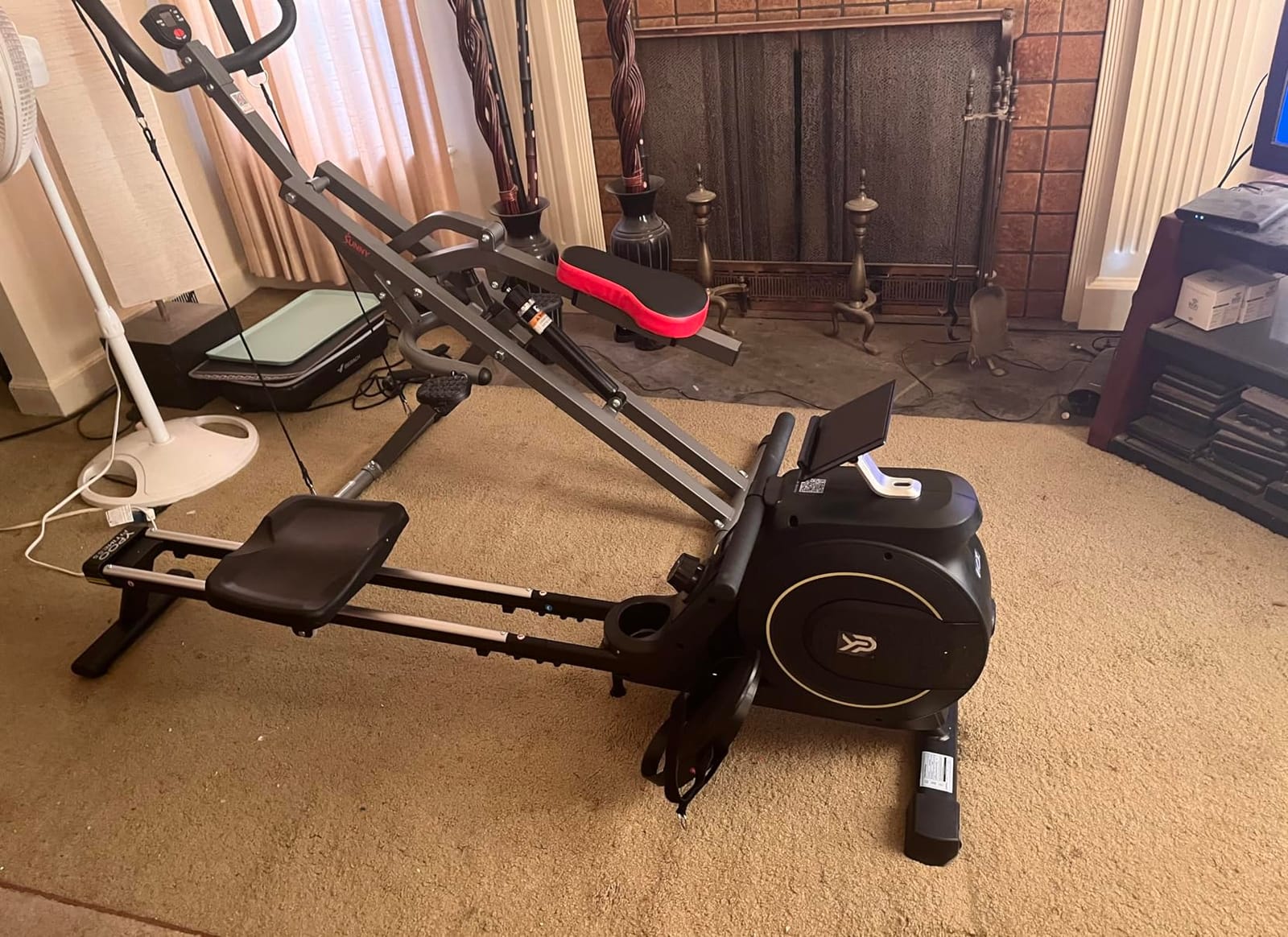 Rowing Machine for Home, 350 LB Capacity, 16-Level Silent Resistance, Magnetic Rowing Machines for Home Foldable, Full-Body Workout Compact Rowing Machine customer photo 2