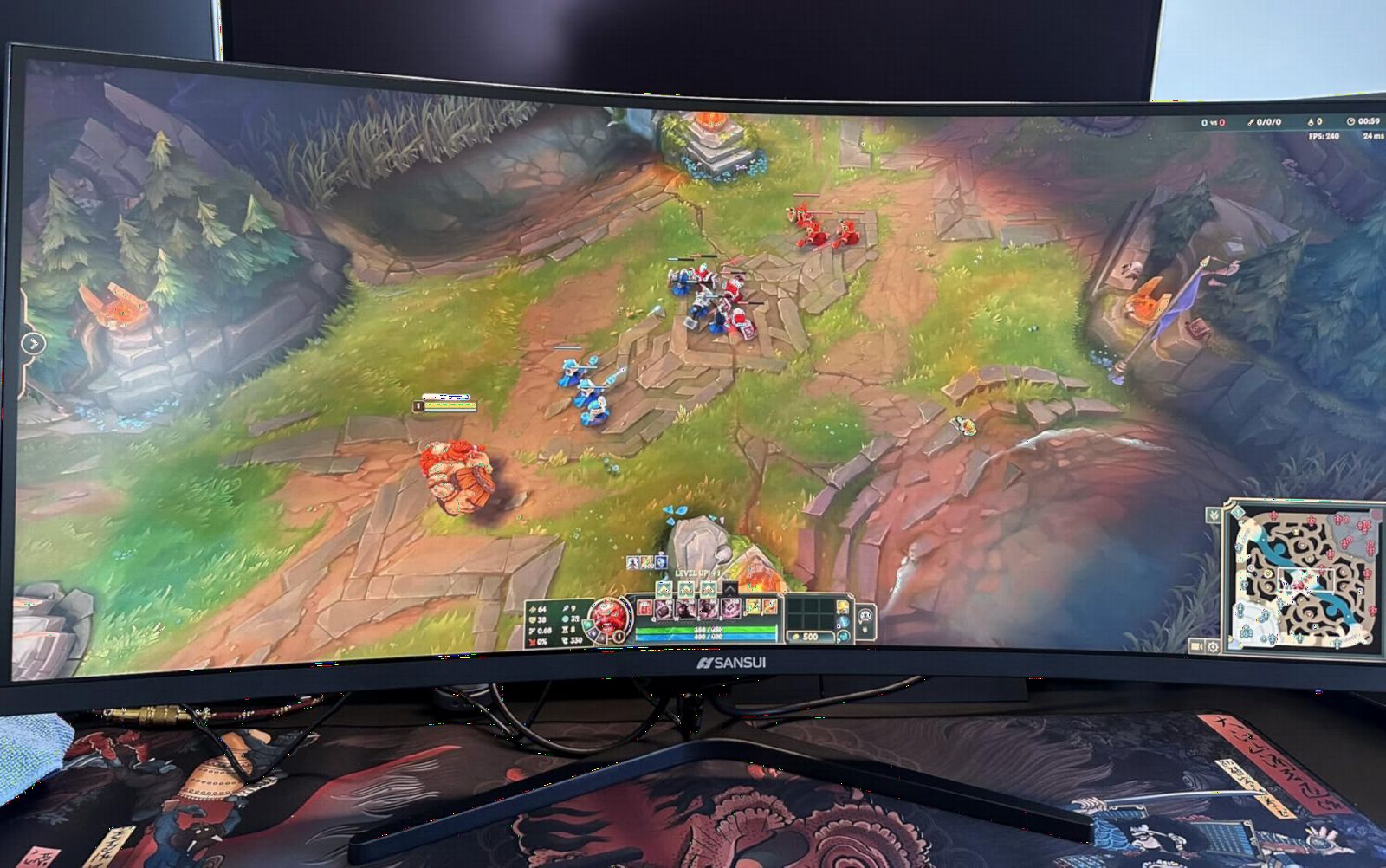 SANSUI 34 Inch 240Hz Ultrawide Curved Gaming Monitor UWQHD 3440×1440, 21:9 2K Curved Monitor 1500R,HDR400,Fast VA, PIP/PBP,AI Crosshair,AIPQ(Visual Enhance),MPRT 1ms,HDMI2.1 * 2,DP1.4 * 2 customer photo 1