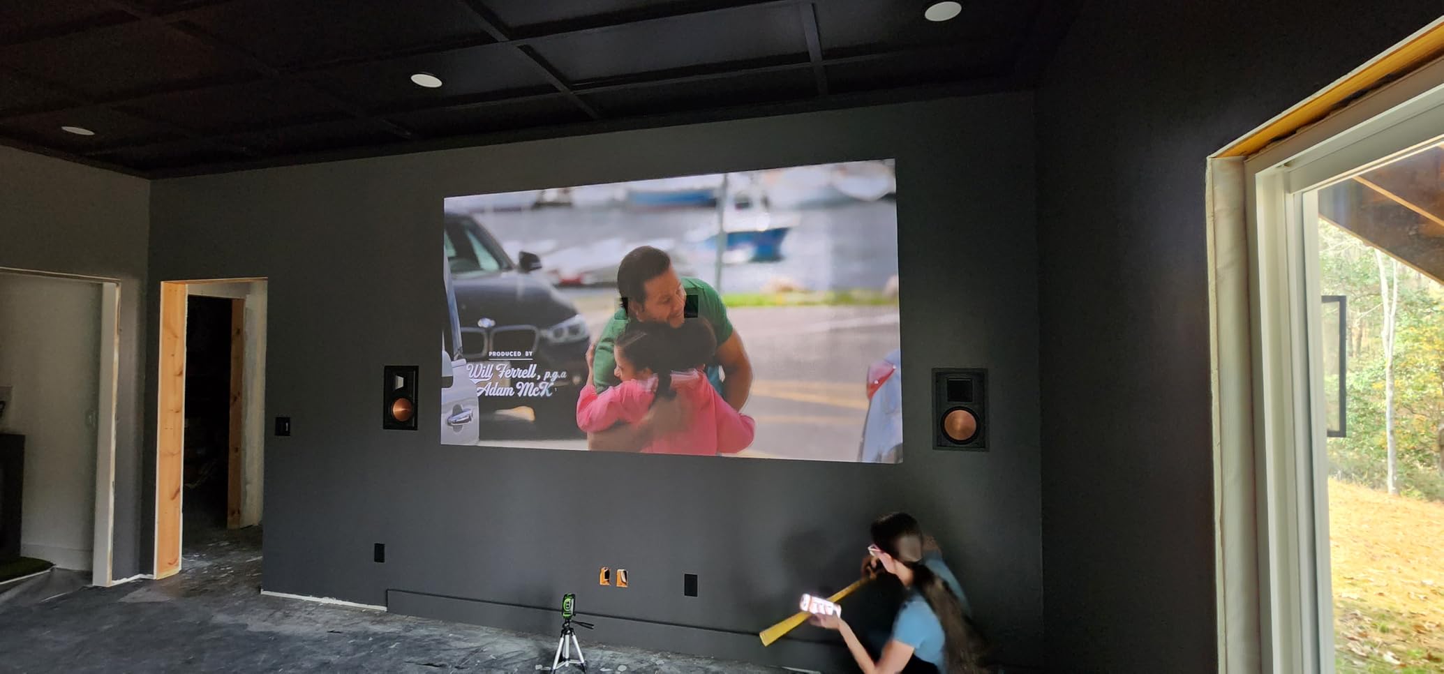 BenQ W4100i 4K HDR Smart Home Theater Projector, 3200 Lumens, 100% DCI-P3, Rec.709, Factory-Calibrated, Android TV with Netflix, 4-Way Lens Shift, HDR10+ & HLG Support, LED Long Lifespan customer photo 2
