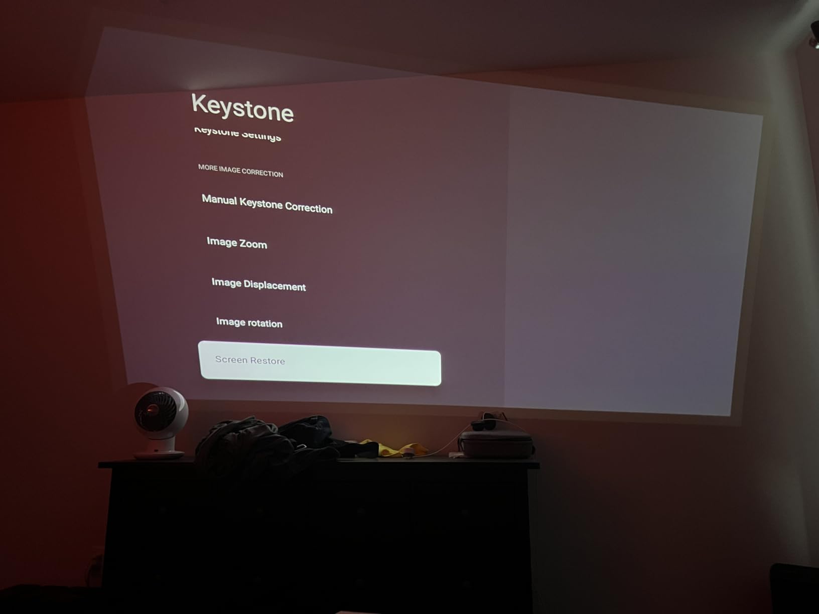 XGIMI MoGo 4 Portable Projector with PowerBase Stand, 5 Hours of Playtime | Google TV with Licensed Netflix, 360°Adjustable Stand, 450 ISO Lumens, 2 x 6W Harman Kardon, Home & Outdoor Cinema Kit customer photo 2