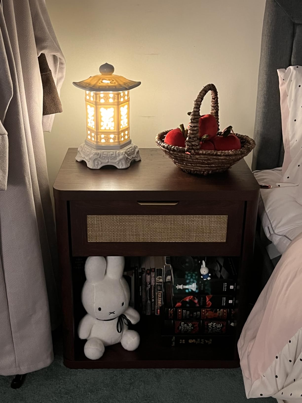 LEYAOYAO Rattan Dresser for Bedroom, 41