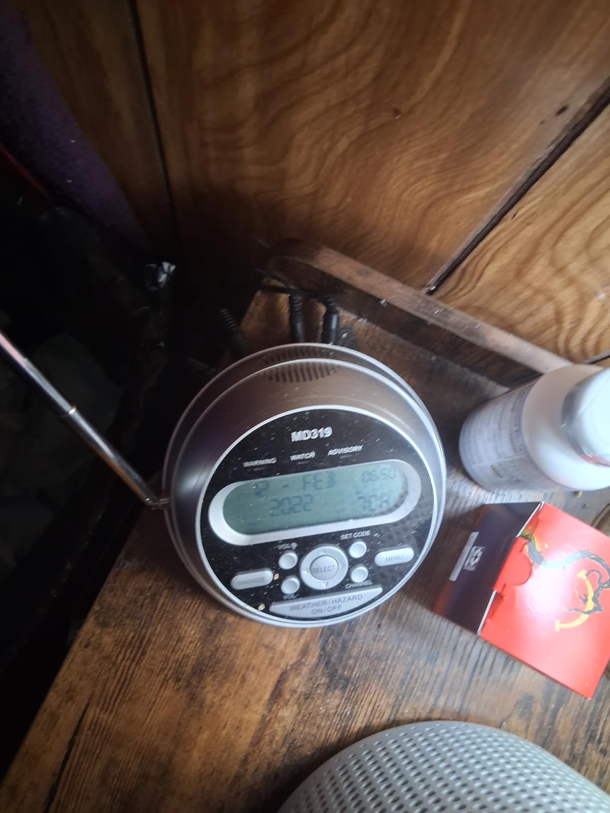 Weather Alert Radio with 23 County Codes,80+ NOAA Alerts,for Tornado,Storm | S.A.M.E Localized Programming,External Antenna,Warning Light,Battery Backup,Alarm Clock,Home & Emergency customer photo 1