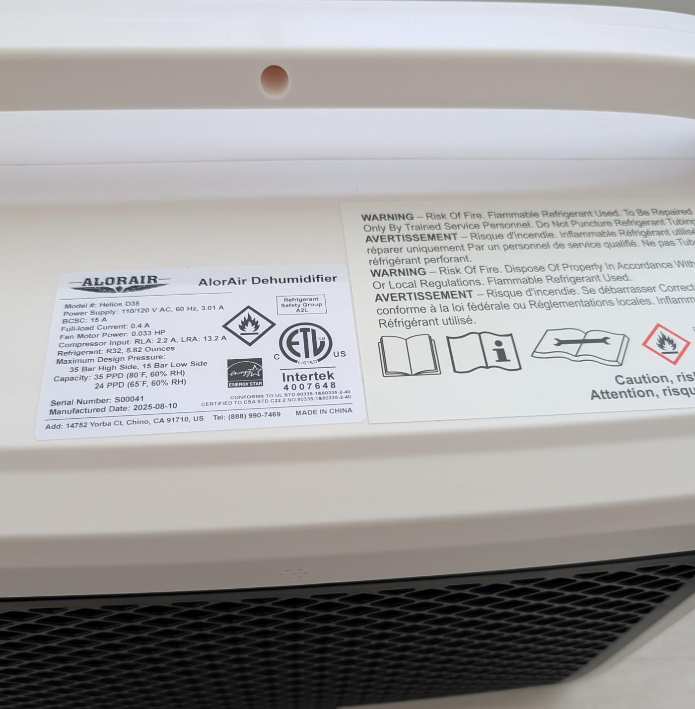 ALORAIR 70 Pints Energy Star Crawlspace Dehumidifier Up To 1000 Sq.Ft. | Portable, Compact, Auto Defrost, Memory Start, with Drain Hose, for Basement, Commercial, Industry, 6-Year Limited Warranty customer photo 1